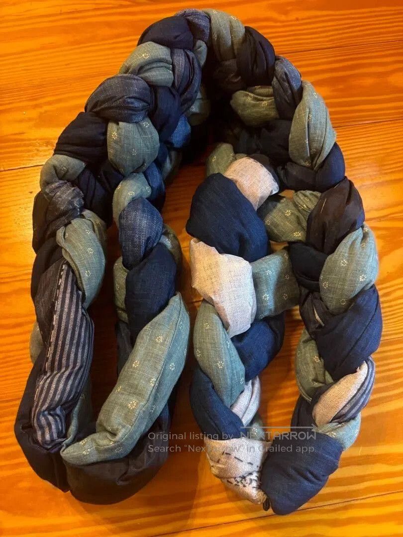 Kapital KAPITAL Hand-Woven Indigo Scarf. Size ONE SIZE - 2 Thumbnail