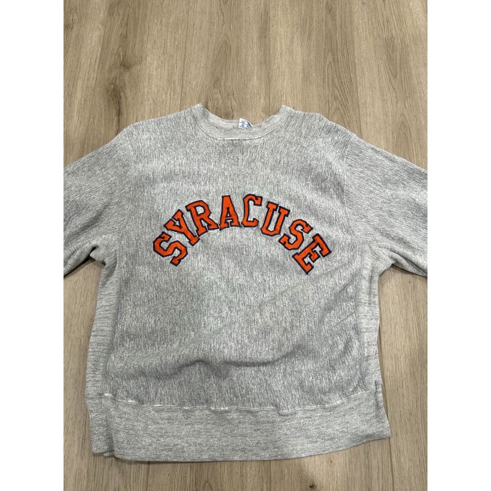 Vintage VTG MVP Cor Inc Pro Syracuse University Crew Sweatshirt Adult L Gray University Sweatshirt Mens Crew Neck Pullover Fleece Size US L / EU 52-54 / 3 - 3 Thumbnail