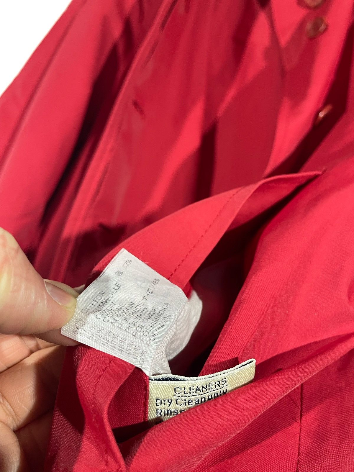 Aquascutum Aquascutum England Metalic Red Women Trench Size US6(~M-L) Size L / US 10 / IT 46 - 11 Thumbnail