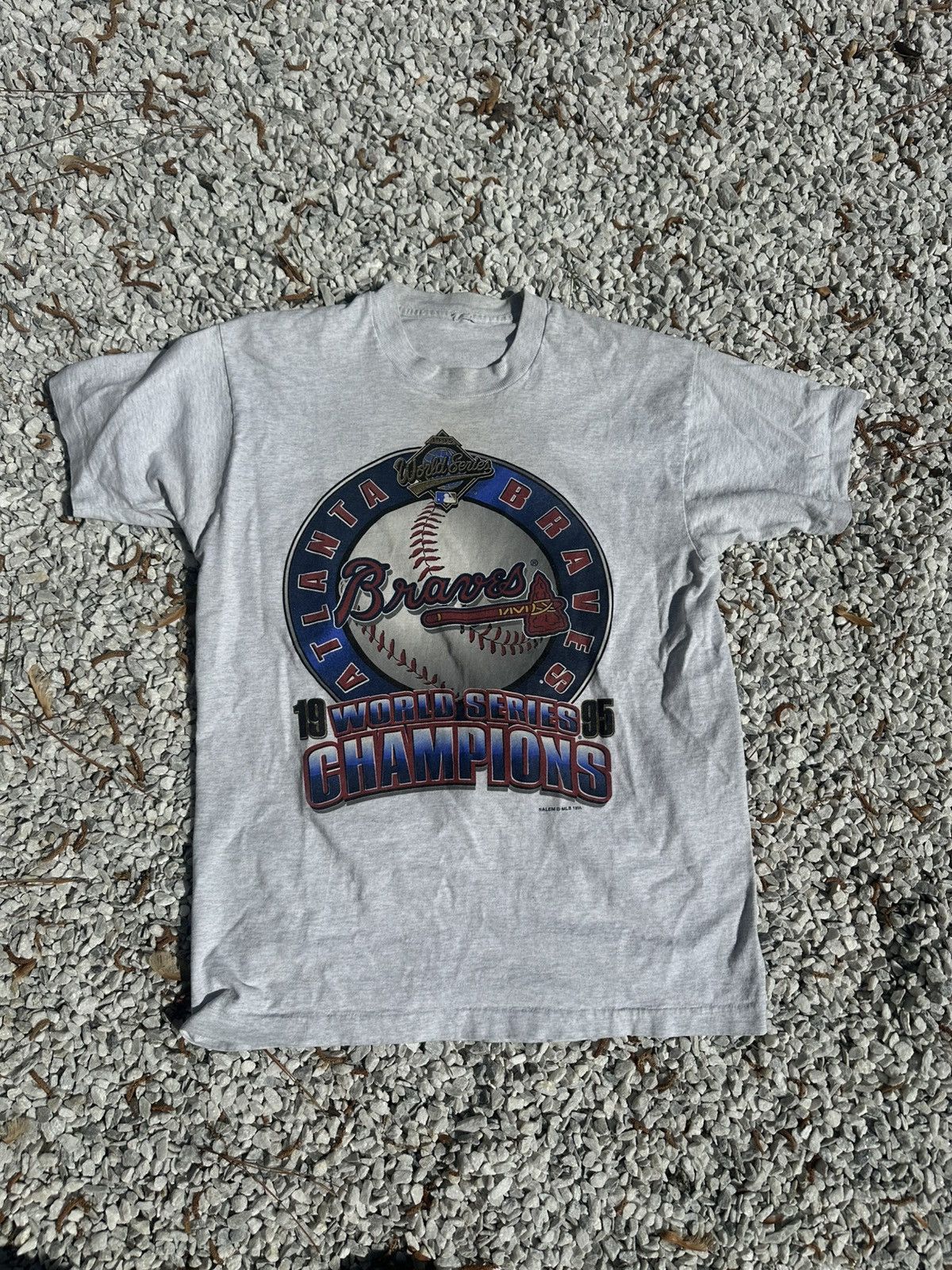 Vintage Vintage Braves 1995 World Series Championship Tee Size US L / EU 52-54 / 3 - 2 Thumbnail