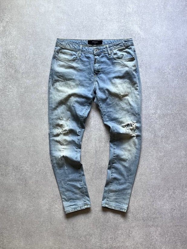Represent Clo. Vintage Represent Distressed Baggy Jeans Y2K 34 Size US 34 / EU 50 - 1 Thumbnail