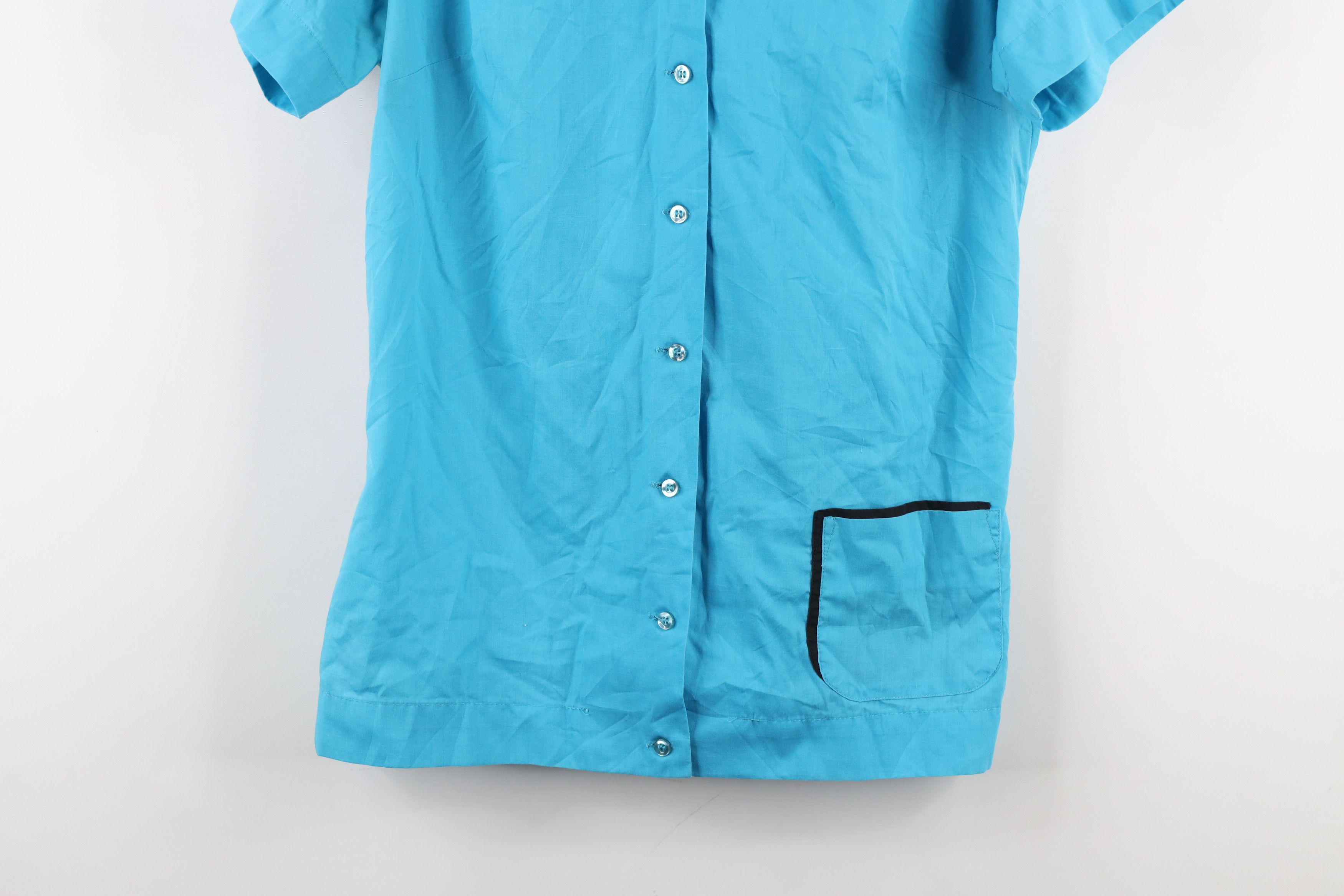 Vintage Vintage 50s 60s Rockabilly Collared Bowling Button Shirt USA Size XXS / US 00 / IT 34 - 3 Thumbnail