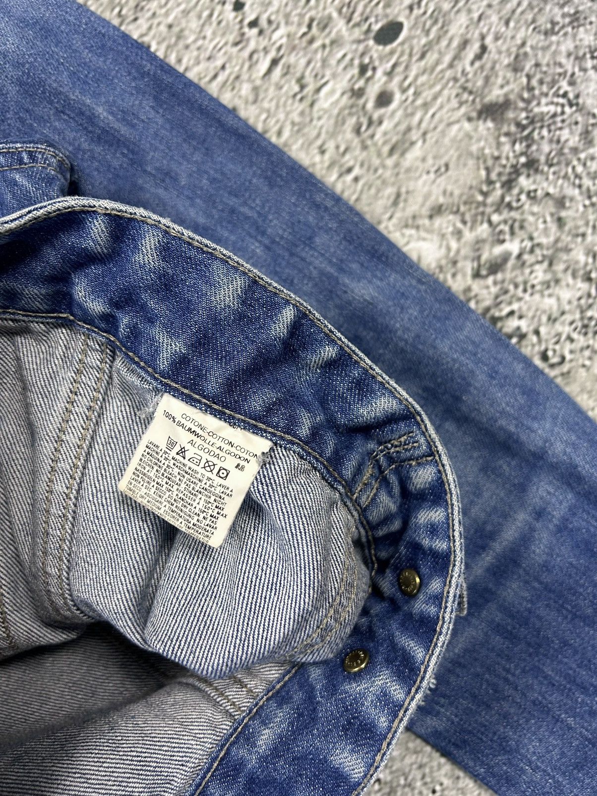 Diesel × Vintage Diesel denim jacket blue Size L / US 10 / IT 46 - 4 Thumbnail