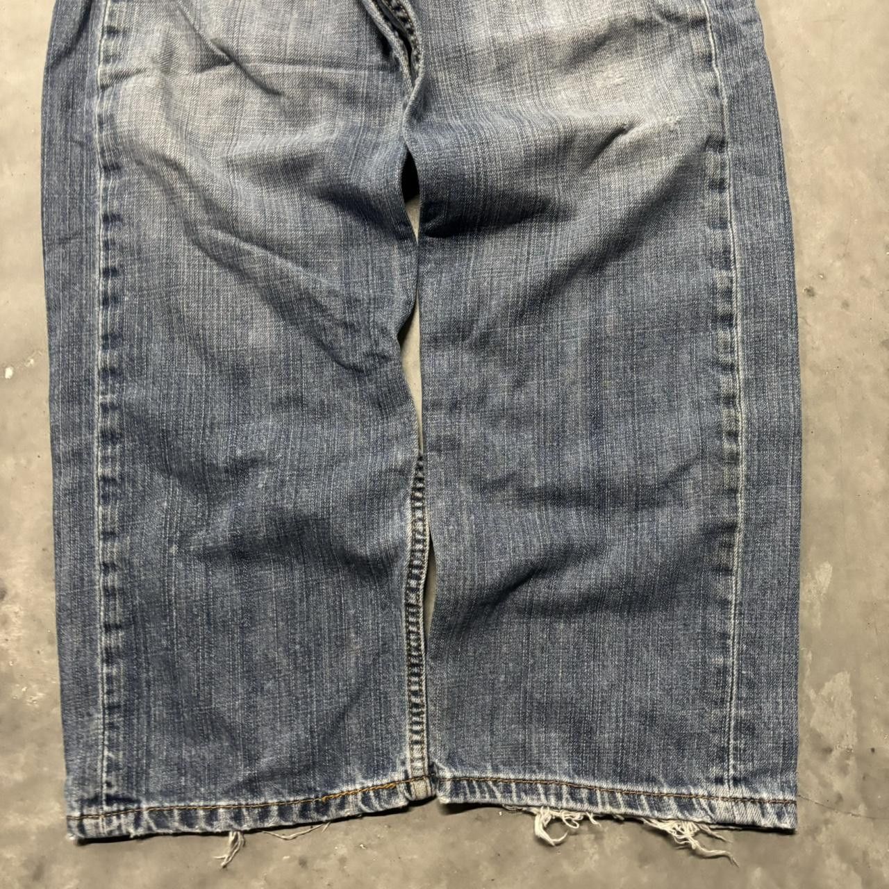 Levi's × Vintage Crazy Vintage Y2K/2000s Grunge Levi’s Dark Wash Skater Denim Jeans! Size US 36 / EU 52 - 6 Thumbnail