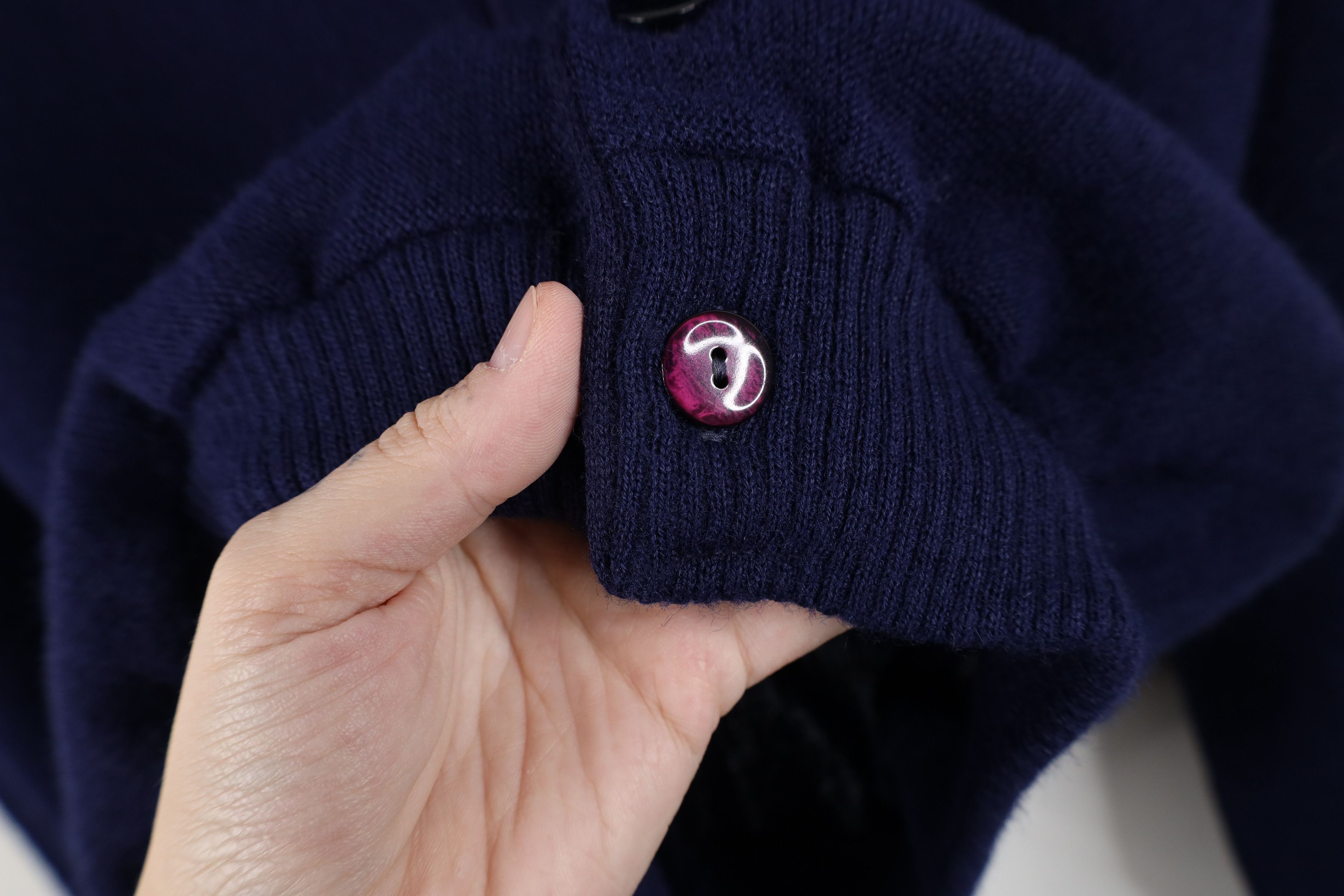 Vintage Vintage 60s 70s Streetwear Cobain Cardigan Sweater Blue US Size XL / US 12-14 / IT 48-50 - 4 Thumbnail
