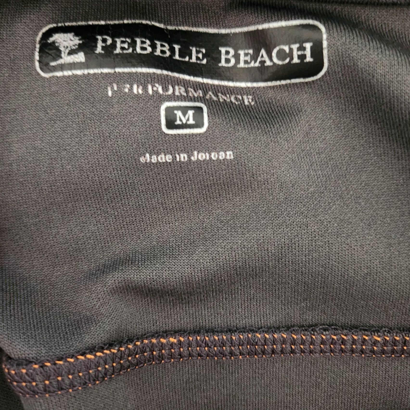 Vintage Pebble Beach Men's Med Long Sleeve 1/4 Zip Performance Golf Pullover Gray Size US M / EU 48-50 / 2 - 3 Thumbnail
