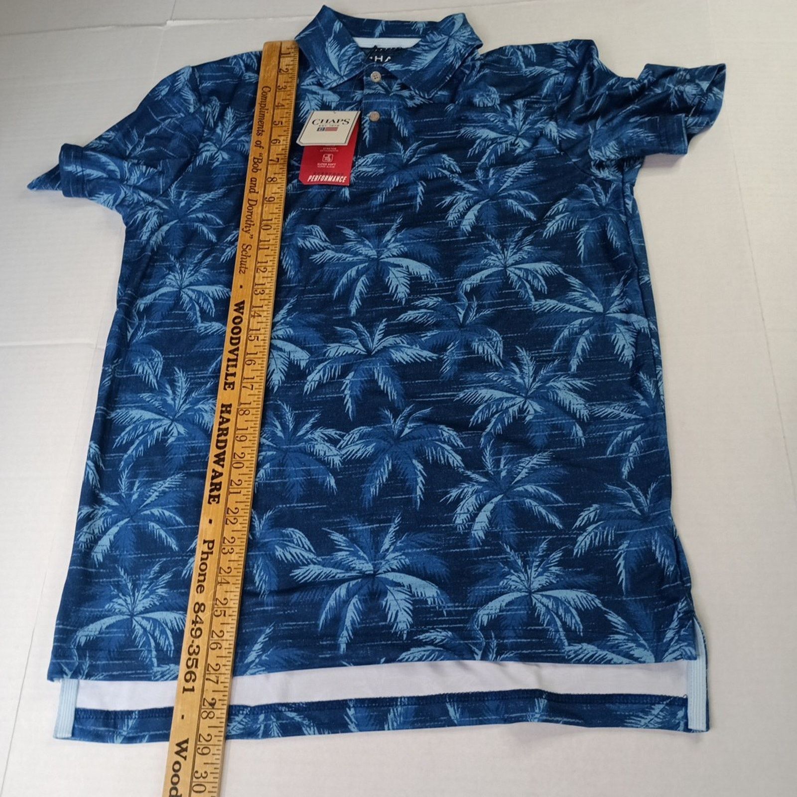 Chaps Chaps Everyday Performance Polo Shirt Men Size S Marina Blue Size US S / EU 44-46 / 1 - 6 Thumbnail