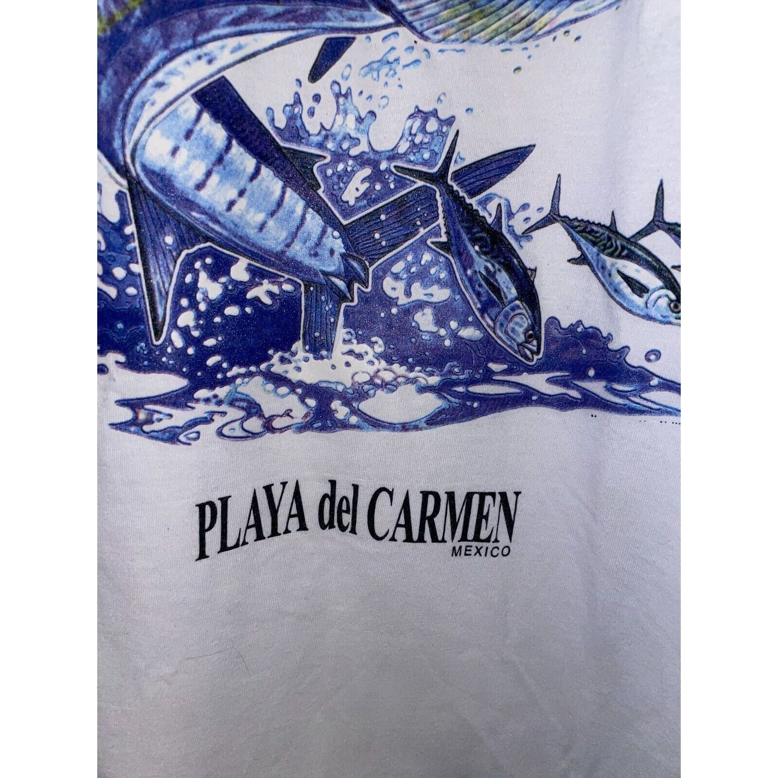 Vintage Vintage Swordfish Shirt Playa Del Carmen Mexico Ocean Tee XL Size US XL / EU 56 / 4 - 5 Thumbnail