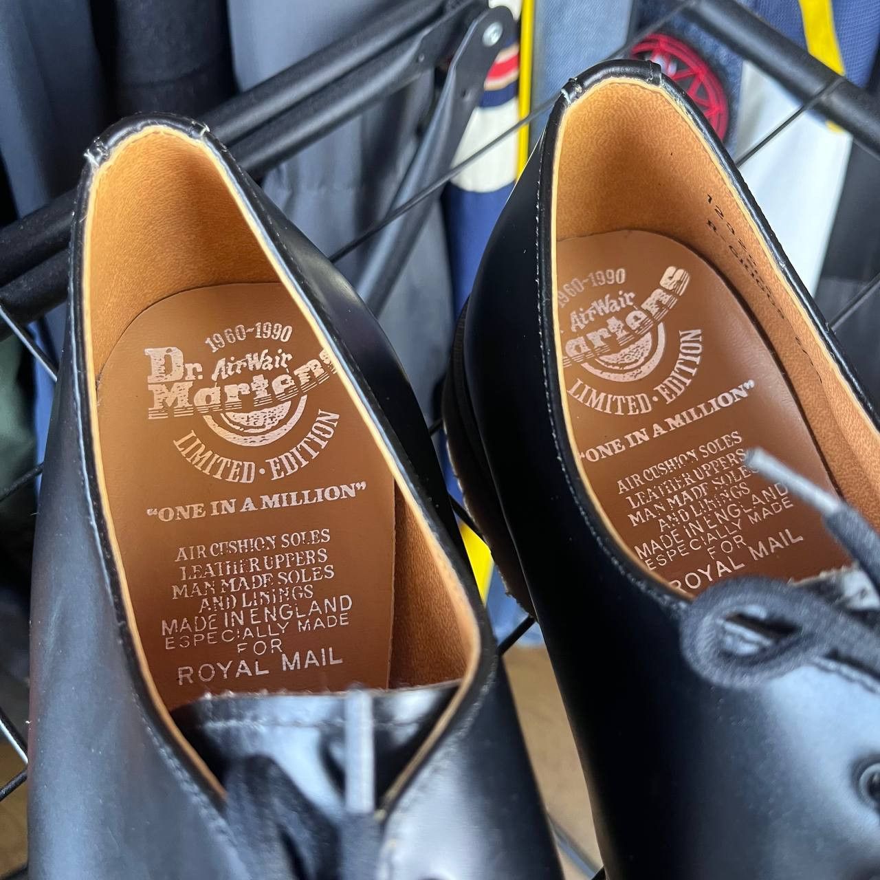 Dr. Martens RARE Dr Martens Royal Mail One In A Million Leather Shoes Size US 10 / EU 43 - 15 Thumbnail