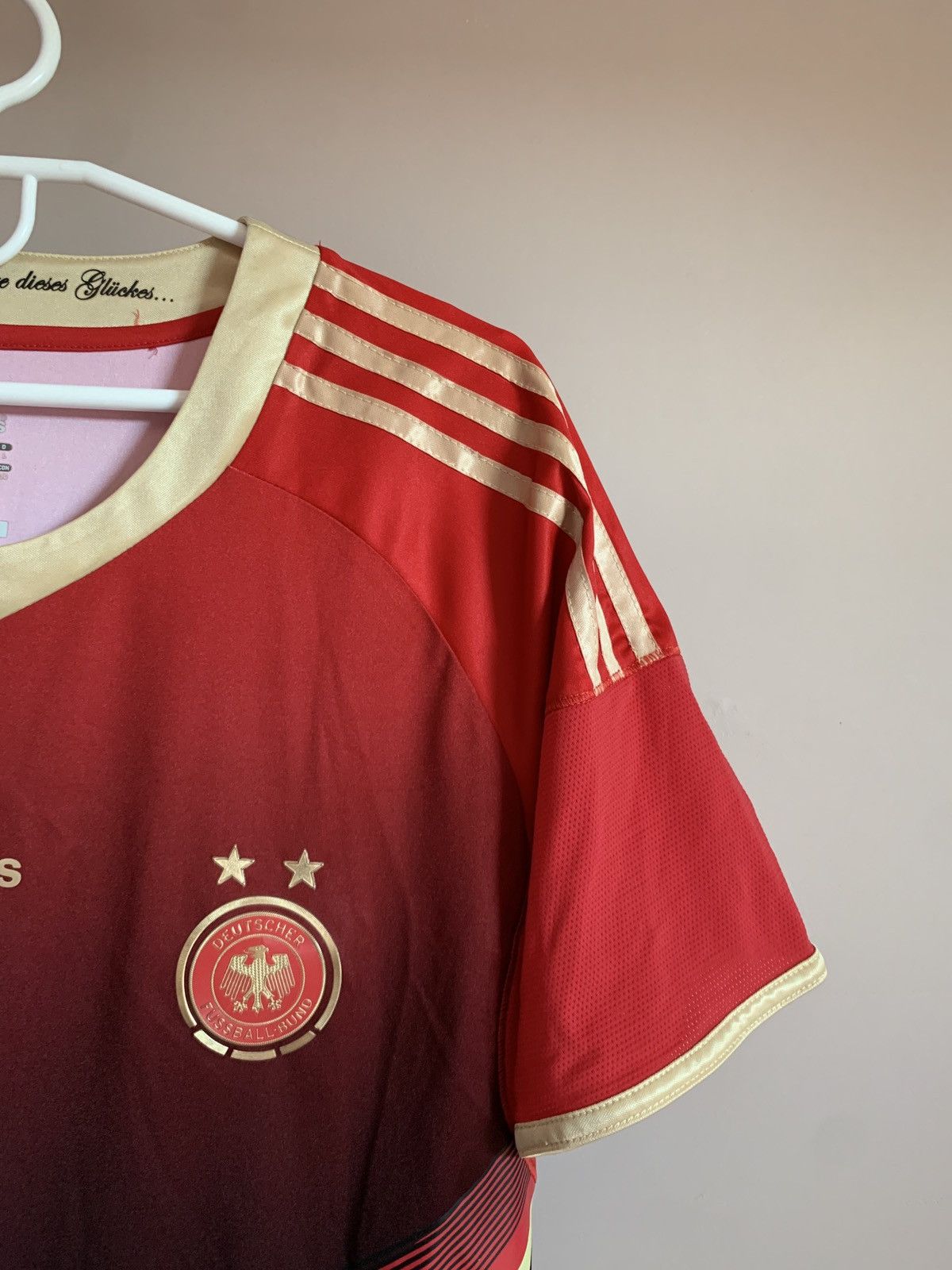 Adidas Womens Germany Away Football Shirt Adidas Soccer Jersey Sz L Size US L / EU 52-54 / 3 - 4 Thumbnail