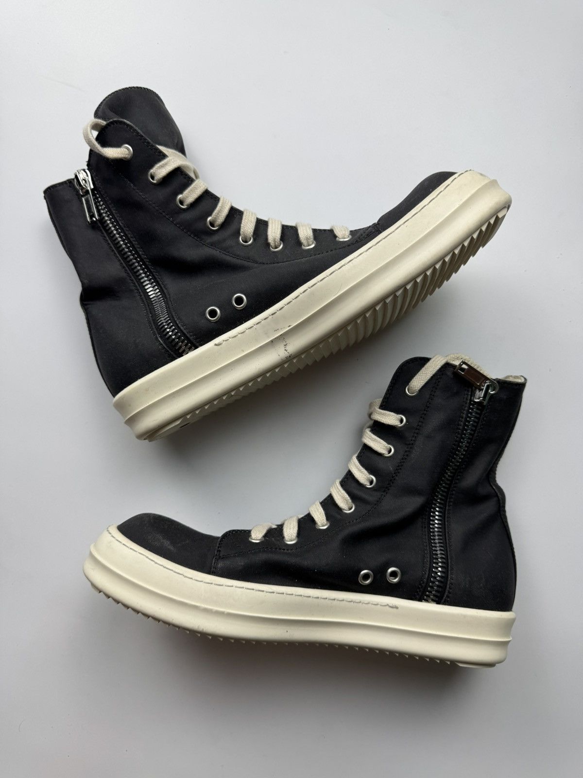 Rick Owens Drkshdw Rick Owens Drkshdw Vegan Ramones Size US 7 / EU 40 - 3 Thumbnail