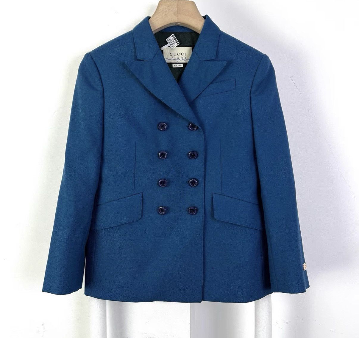 Gucci Gucci/Blue Wool Suit Set K12 Size S / US 4 / IT 40 - 1 Thumbnail