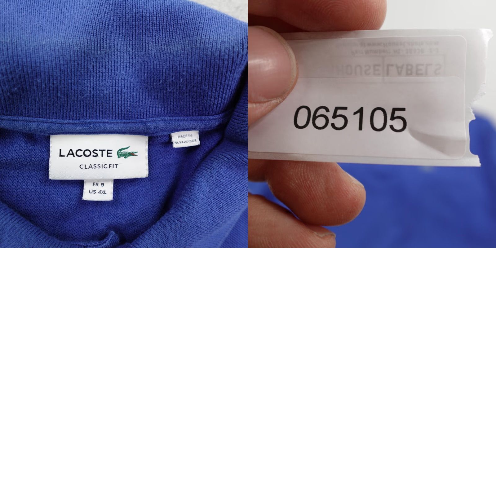Lacoste Lacoste Polo Shirt Mens 4XL Blue Classic Fit Pique Cotton Croc Logo Short Sleeve Casual Preppy Mens 4XL Size US XXL / EU 58 / 5 - 8 Thumbnail