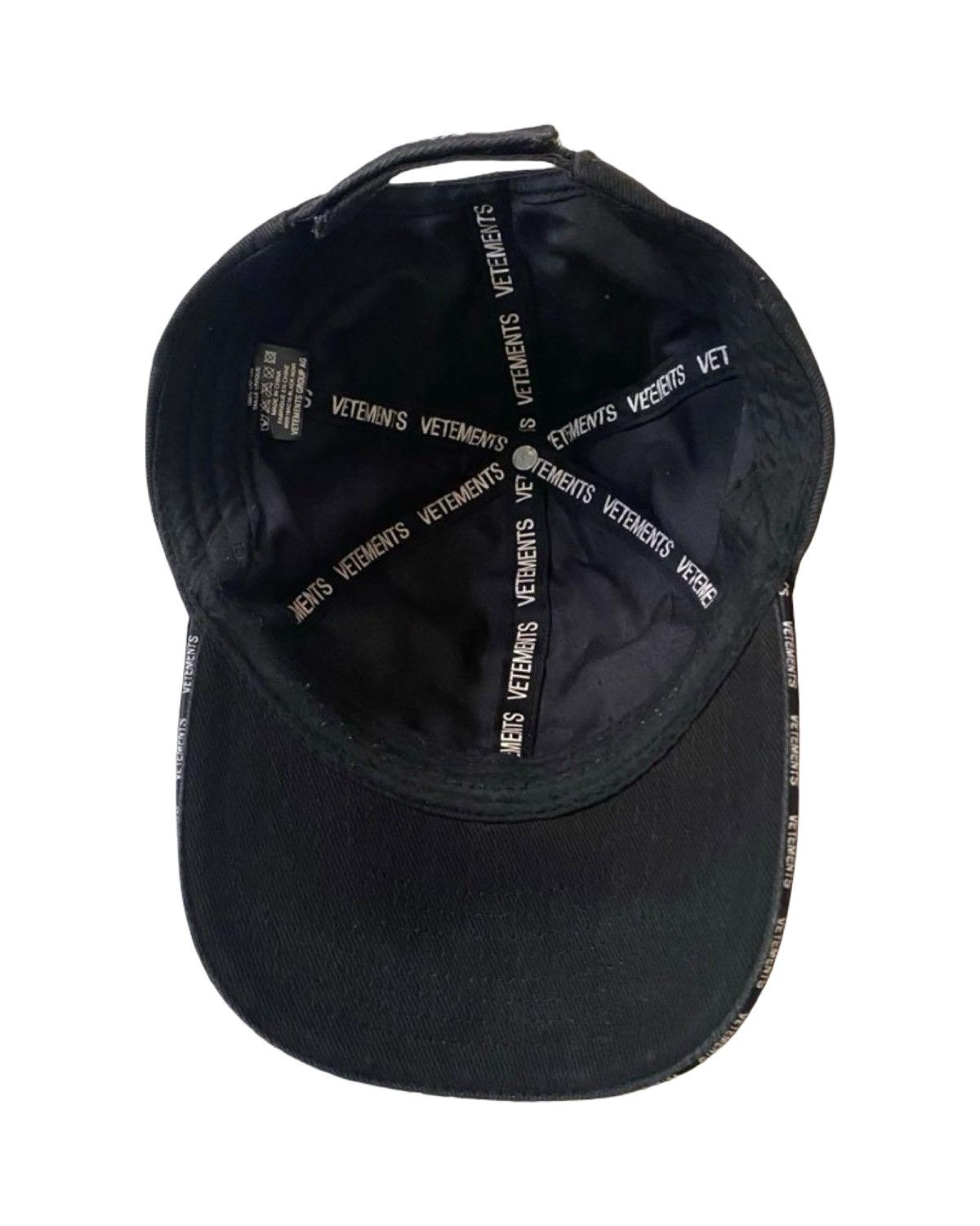 Vetements Vetements Haute Couture Hat Baseball Cap Size ONE SIZE - 2 Thumbnail