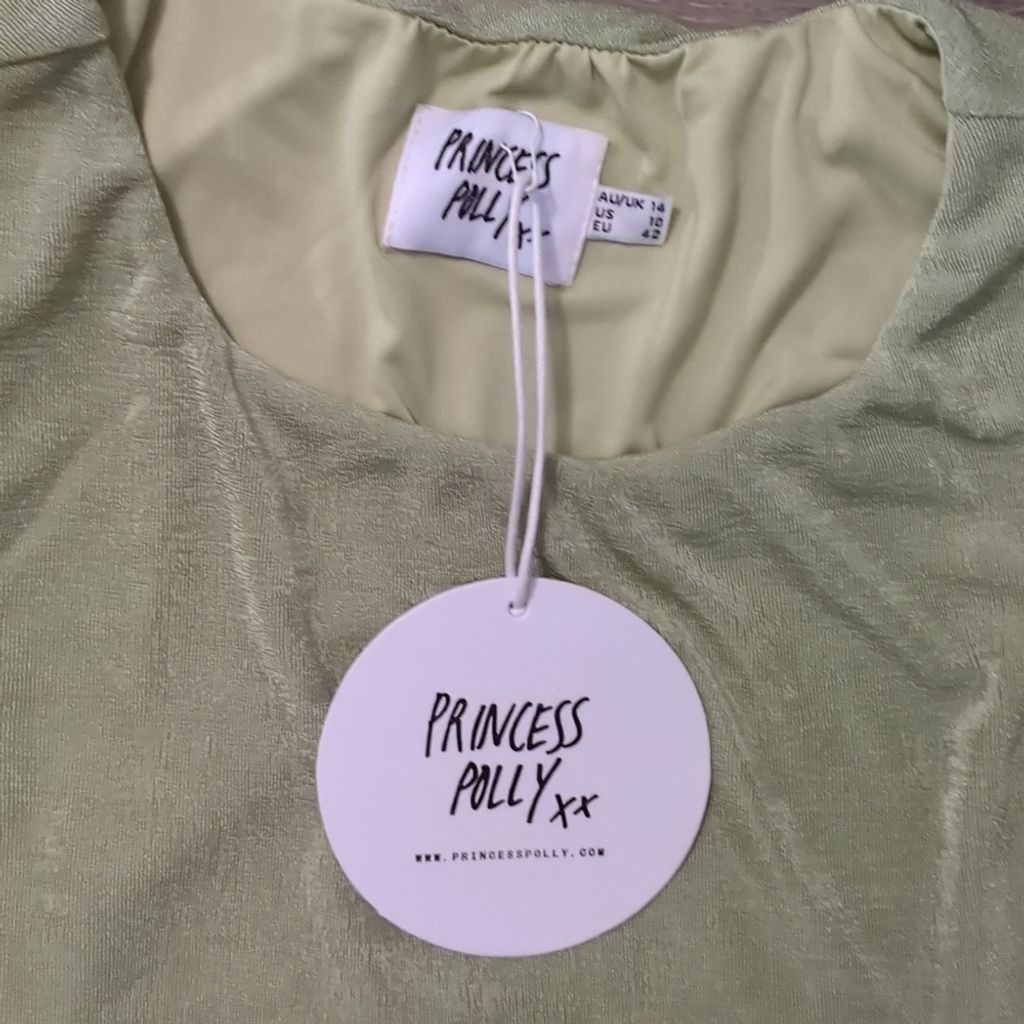 PRINCESS POLLY Princess Polly green crop top size 10 Size L / US 10 / IT 46 - 2 Thumbnail