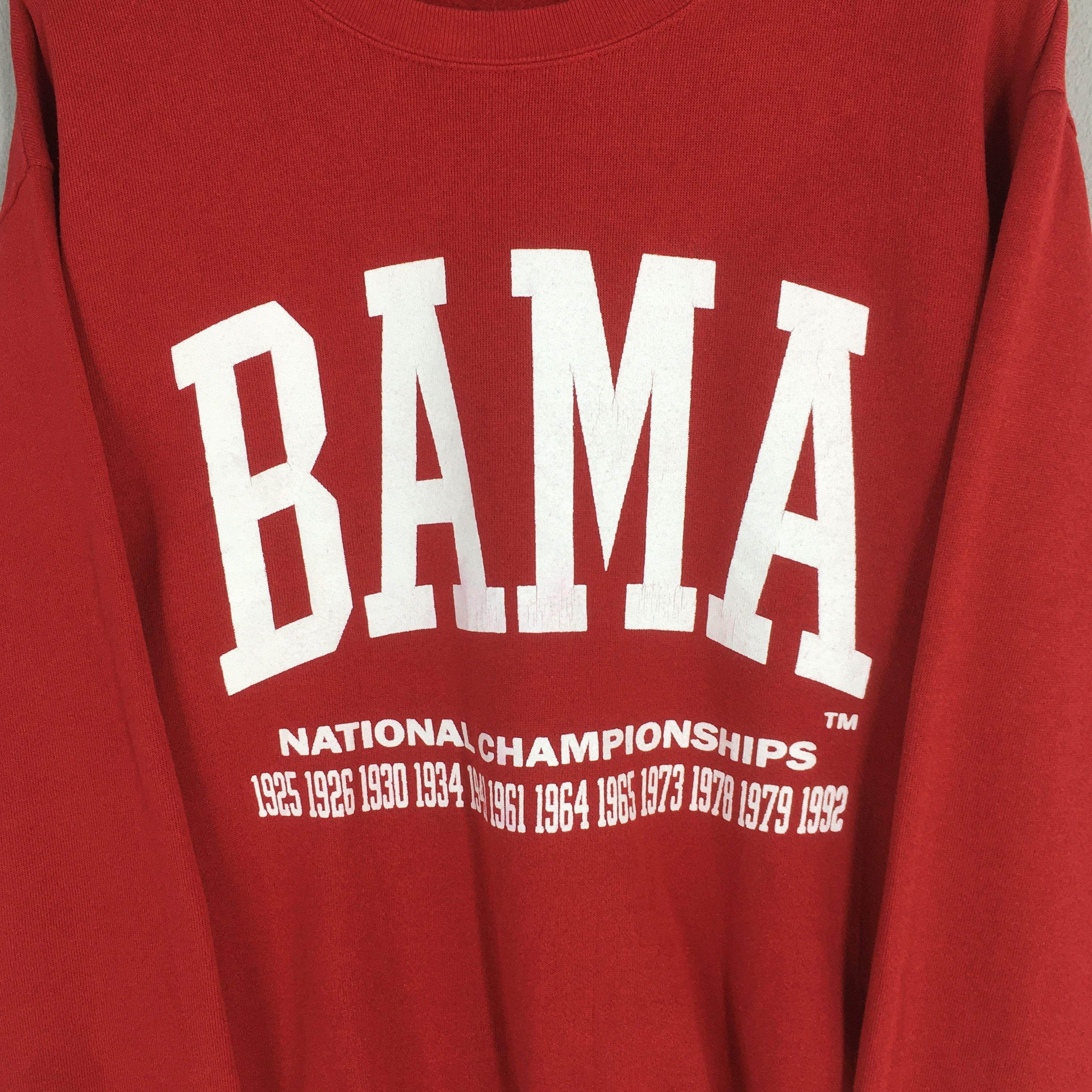 NCAA Vintage Alabama University Sweatshirt Large Size US L / EU 52-54 / 3 - 2 Thumbnail