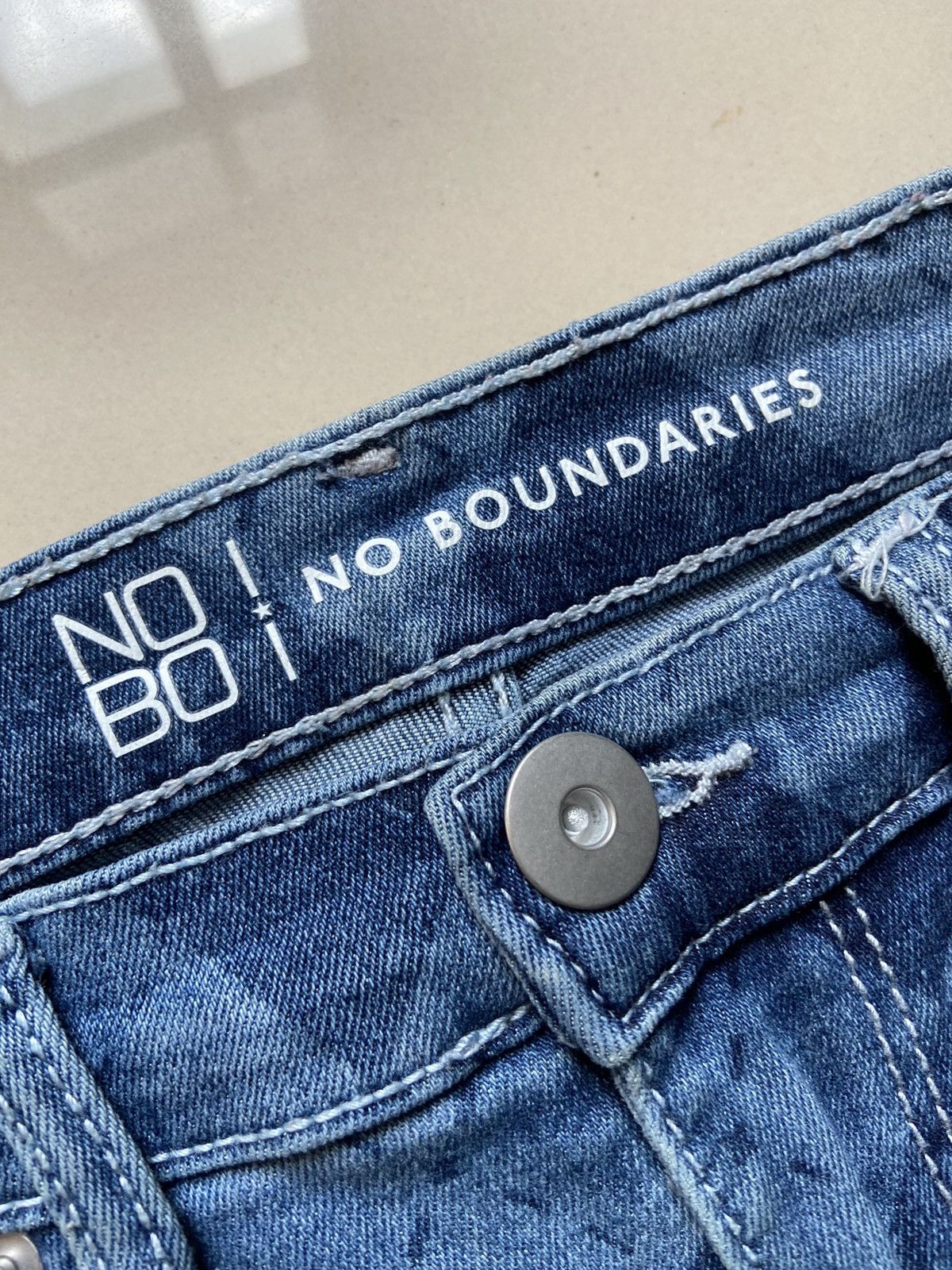 If Six Was Nine × Japanese Brand × Seditionaries Vintage Checked Blue By No Boundaries Flare Denim Size US 30 / EU 46 - 9 Thumbnail