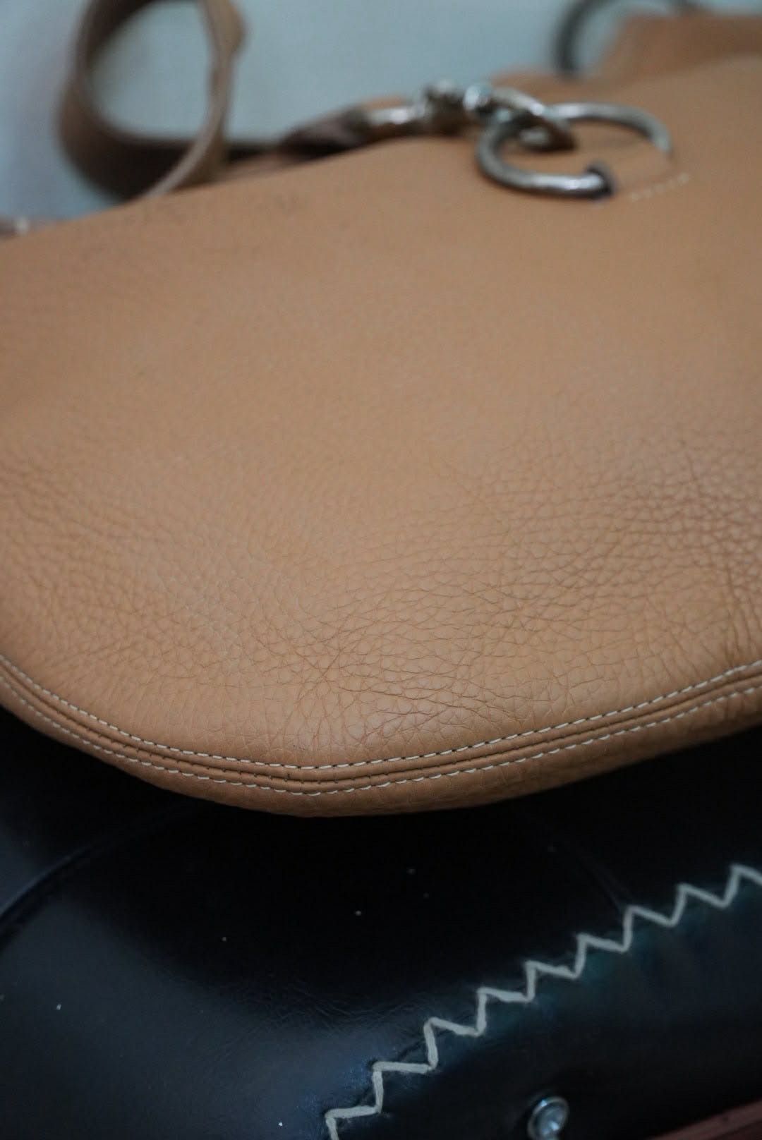 Miu Miu Miu Miu Prada Brown Grained Leather Hobo Shoulder Bag Size ONE SIZE - 14 Thumbnail