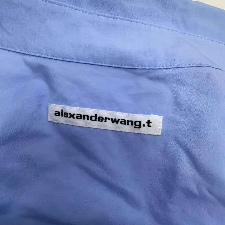 Alexander Wang Alexander Wang Cropped Long Sleeve Shirt - Size XS / US 0-2 / IT 36-38 - 2 Thumbnail