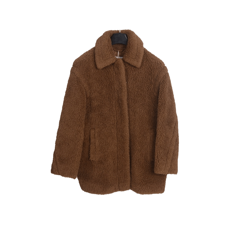 Max Mara Max Mara Plush mulberry silk alpaca wool sheep coat Size XXS / US 00 / IT 34 - 1 Thumbnail