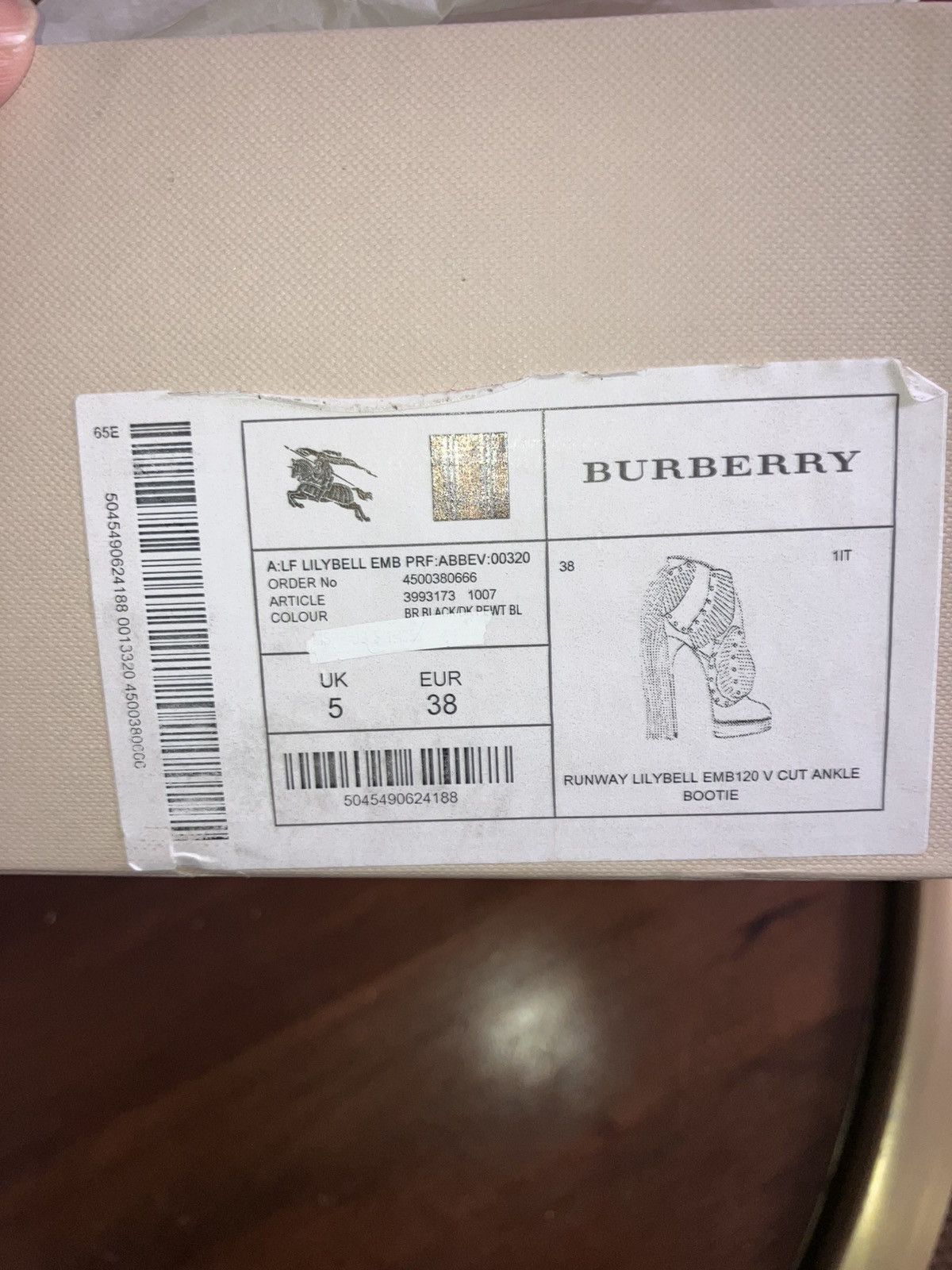 Burberry Burberry Runway Lilybell Suede Leaf V Cut Fringe Studs Boots Size US 7 / IT 37 - 8 Thumbnail