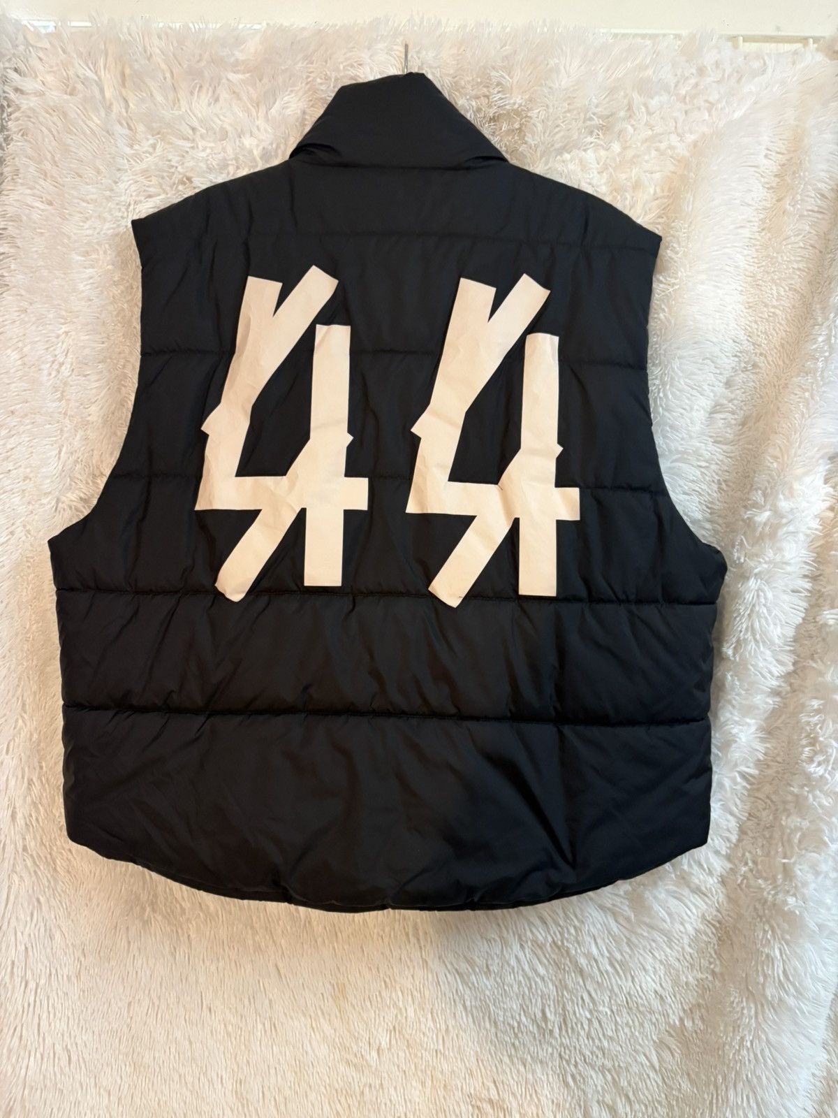 44 LABEL GROUP 44 Label Group Black Quilted Puffer Vest with Stand Collar Size US L / EU 52-54 / 3 - 4 Thumbnail