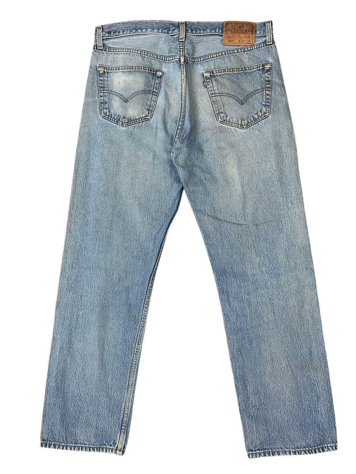 Levi's Vintage Levi’s 501 Jeans Faded Distressed Streetwear Size US 36 / EU 52 - 2 Thumbnail