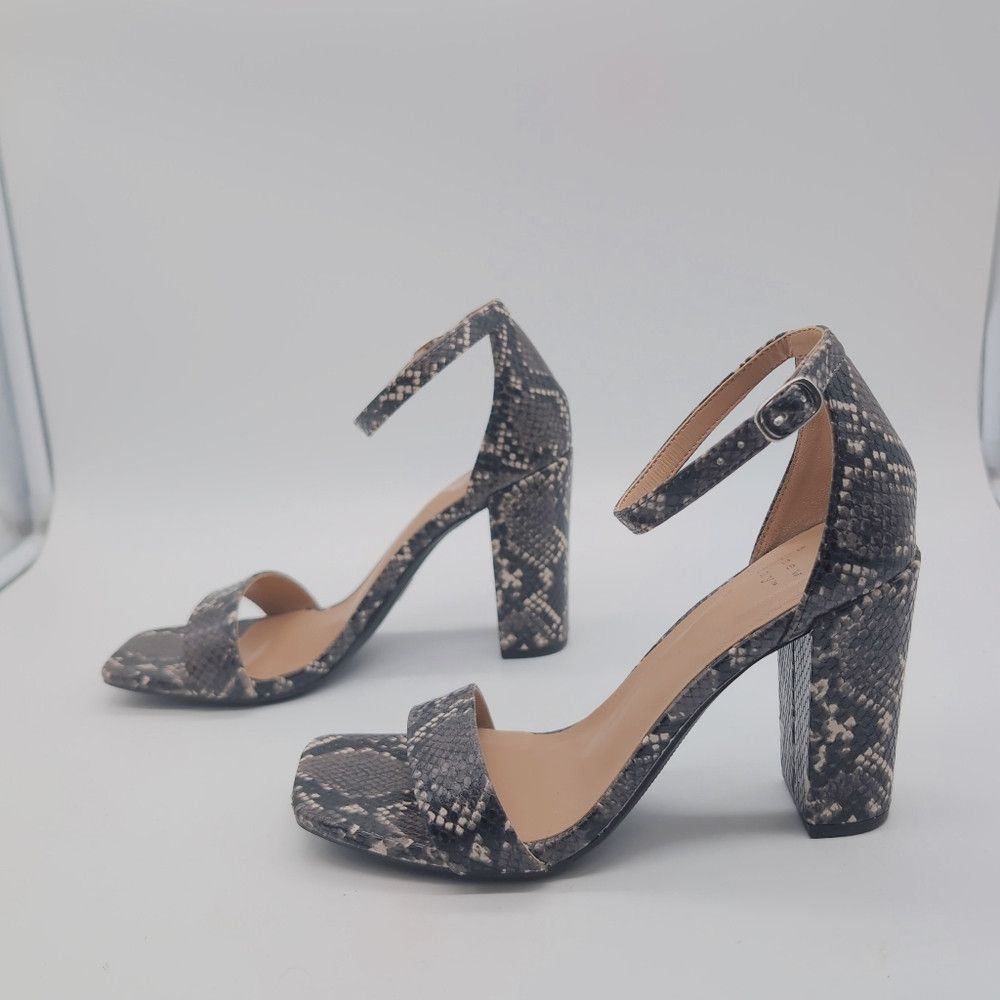 Other A New Day Faux Snake Skin Sz 7.5 Strapped Sandals Heels Size US 7.5 / IT 37.5 - 5 Thumbnail