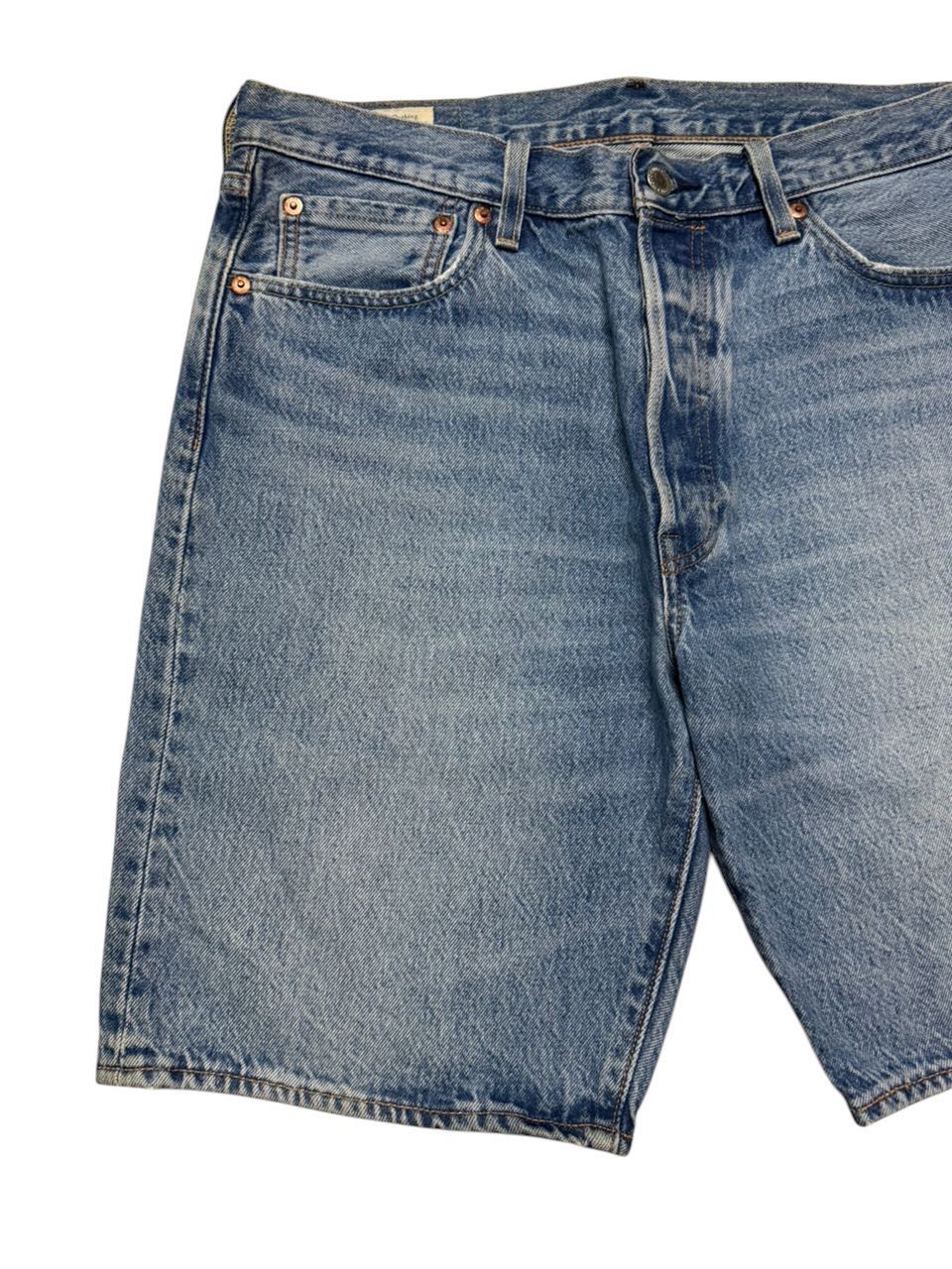 Levi's VINTAGE 2000s Y2K LEVI’S 501 STONED WASH SHORT Size US 32 / EU 48 - 5 Thumbnail