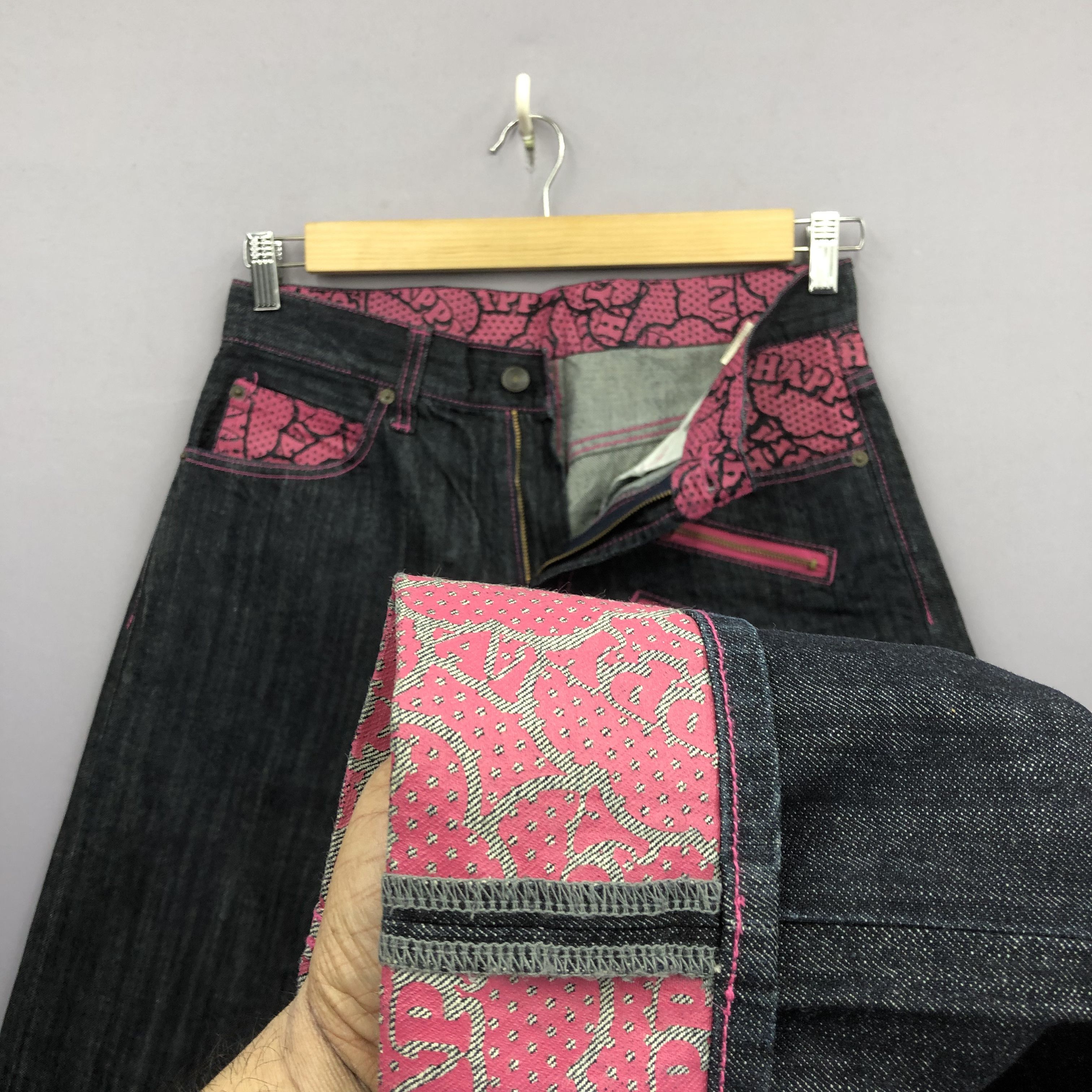 JNCO Crazy Y2K/2000s Japanese Baggy JNCO Style Jeans Skater Denim Size US 30 / EU 46 - 8 Thumbnail