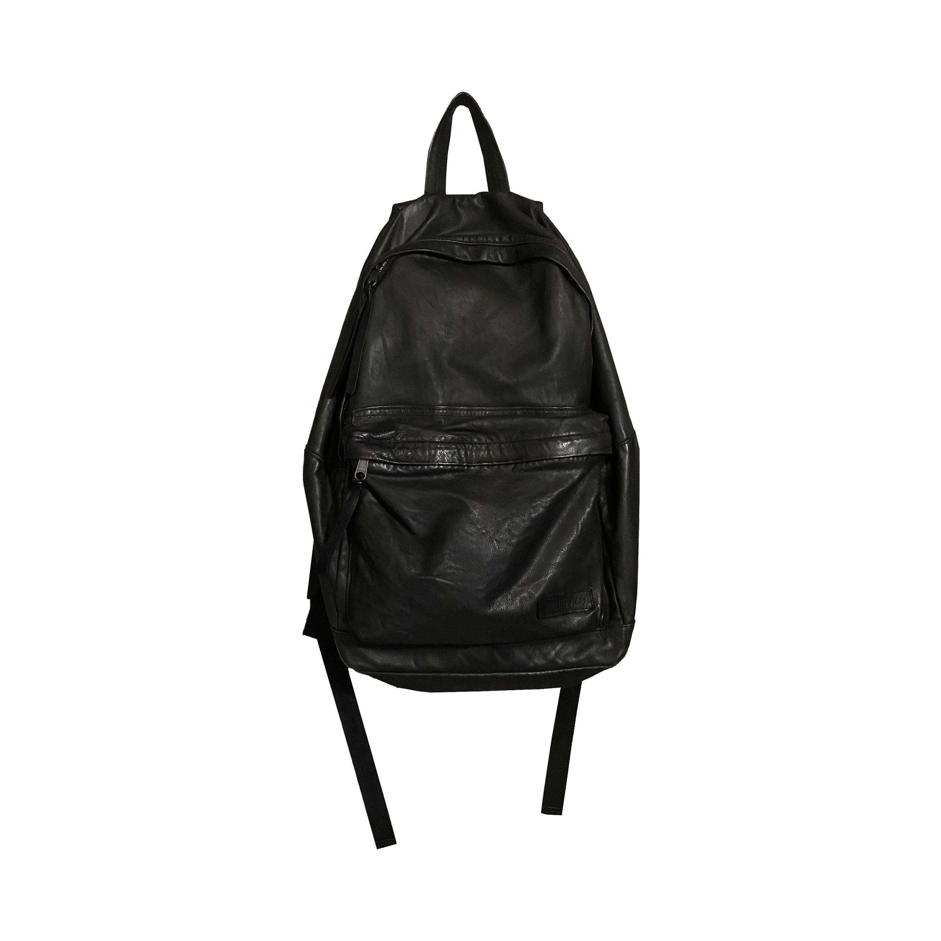 Yohji Yamamoto Isamu Katayama Backlash Leather Backpack | Grailed