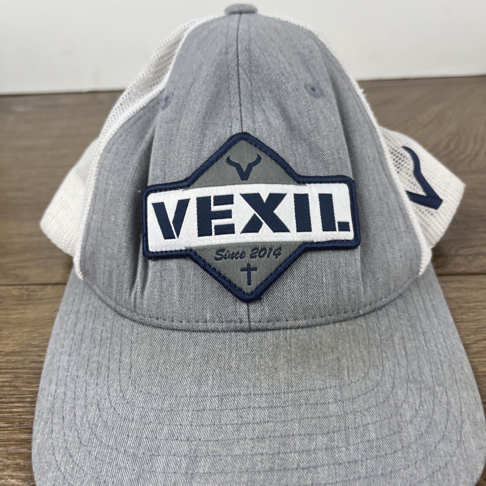 Other Vexil Hat VEXIL Gray Hat Adjustable Adult Size Hat Cap Size ONE SIZE - 4 Thumbnail