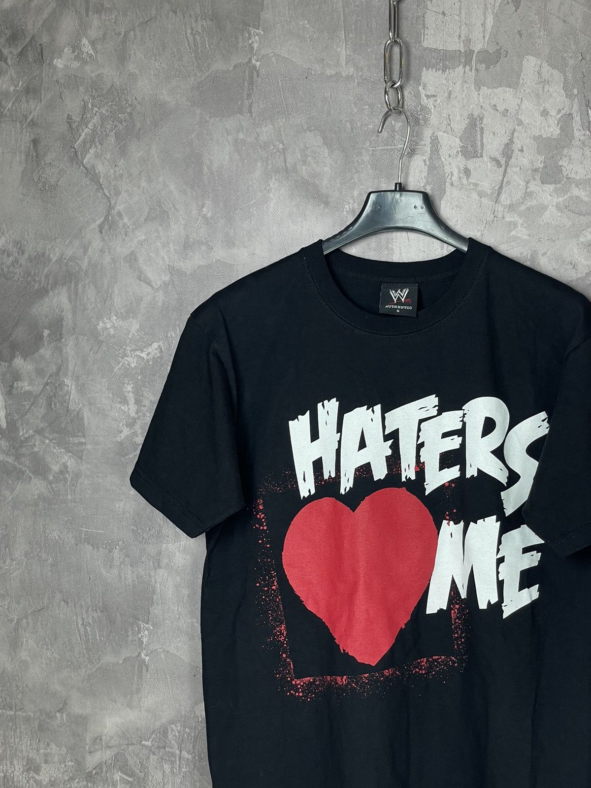 Vintage × WWE WWE Y2K Hype “Haters Love Me” Very Rare T shirt Size US S / EU 44-46 / 1 - 3 Thumbnail