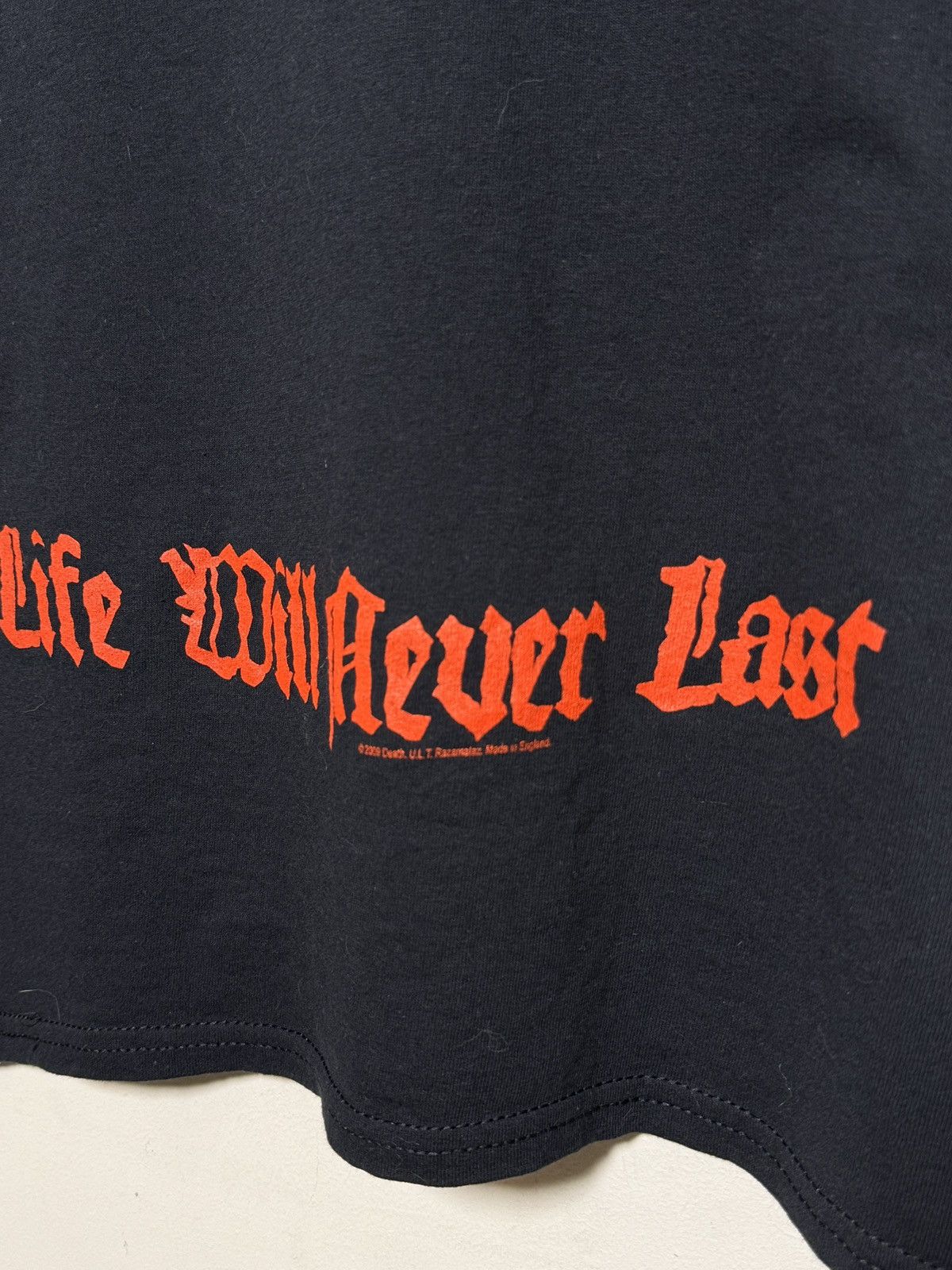 Band Tees Death “Life Will Never Last” t shirt (2009) Size US M / EU 48-50 / 2 - 5 Thumbnail