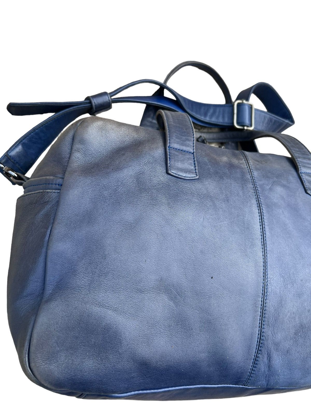 Leather Naterra Distress Sun Fade Patina Leather 2 Way Travel Bag Size ONE SIZE - 7 Thumbnail