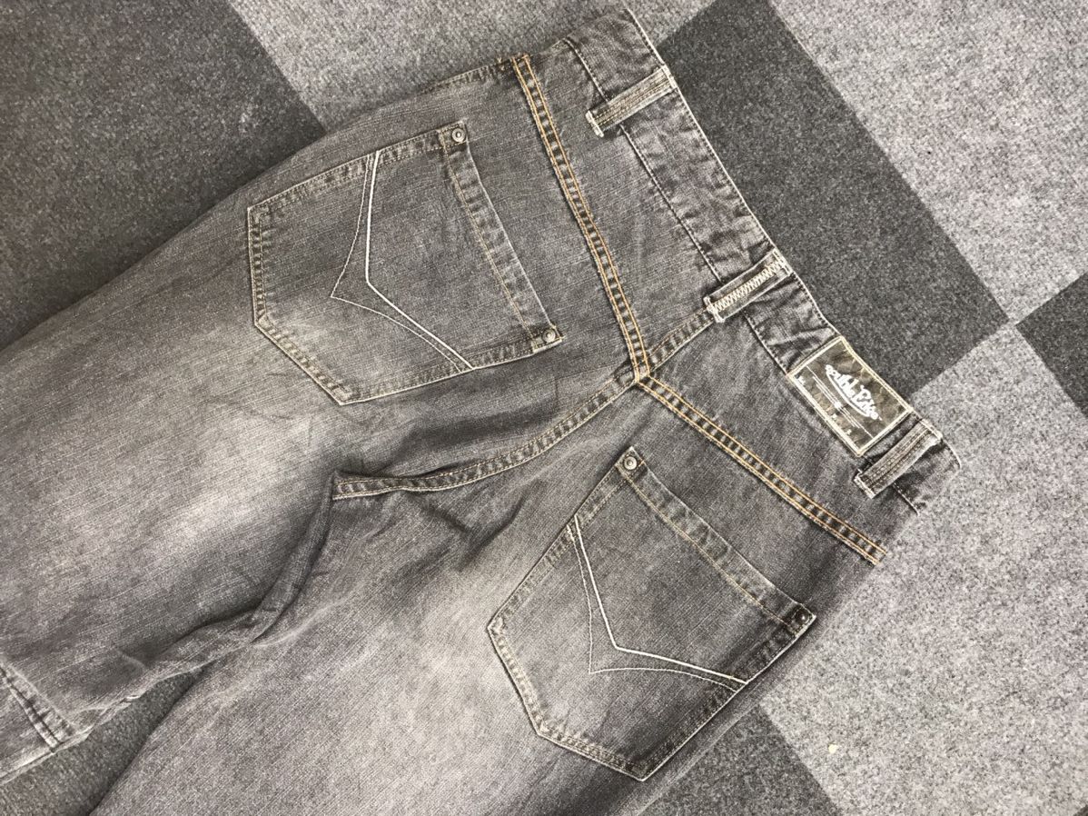 Japanese Brand DOUBLE EDGE Double Knee Baggy Light Jeans Size US 30 / EU 46 - 9 Thumbnail