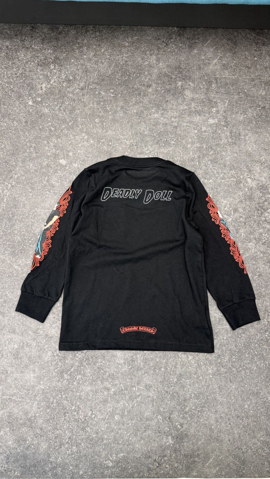 Chrome Hearts × Deadly Doll Chrome Hearts KIDS Deadly Doll Long Sleeve Black Size US XXS / EU 40 - 2 Thumbnail