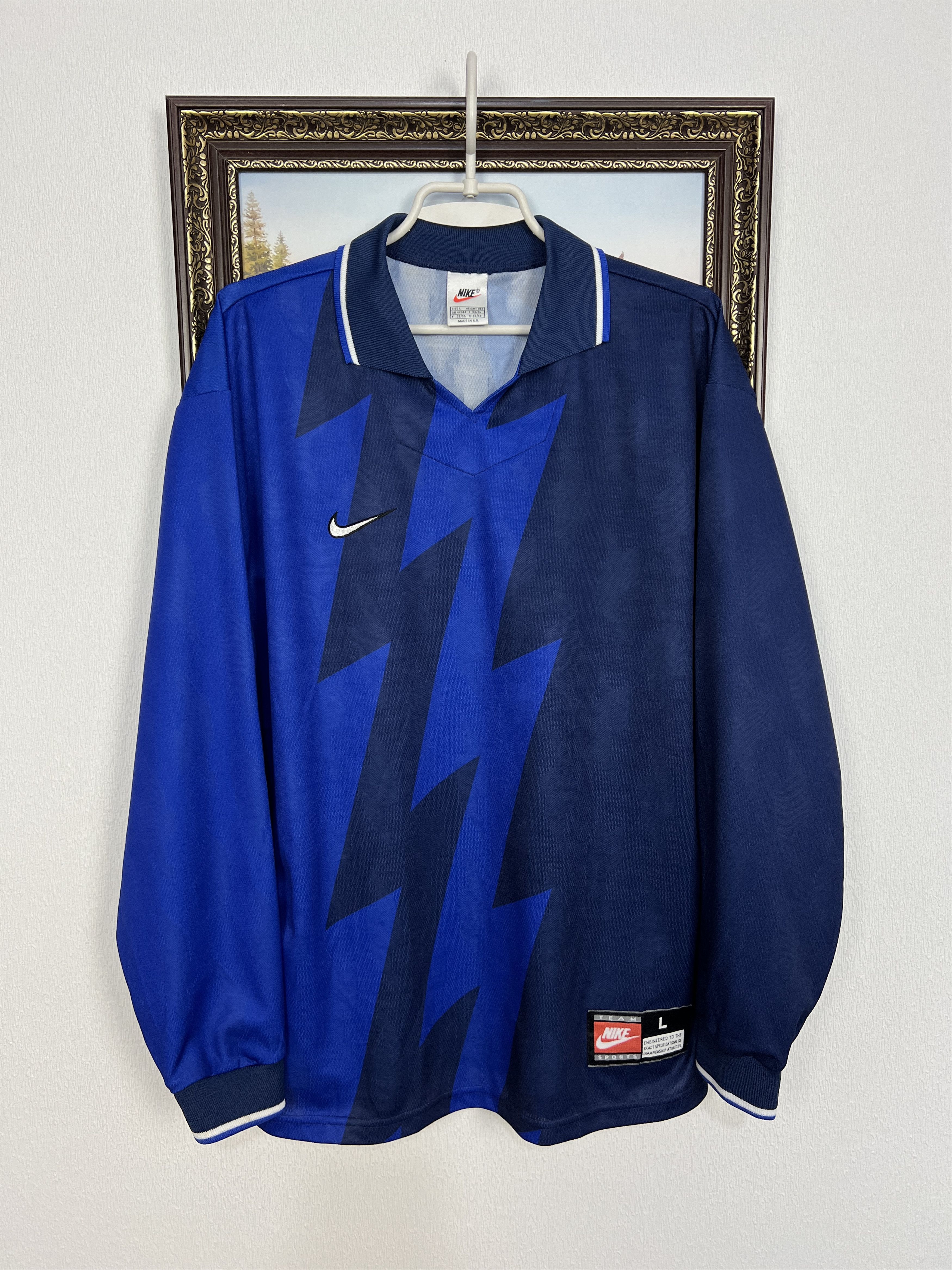 Nike Vintage Arsenal Football Template Long Sleeve Shirt Jersey Size US L / EU 52-54 / 3 - 1 Thumbnail