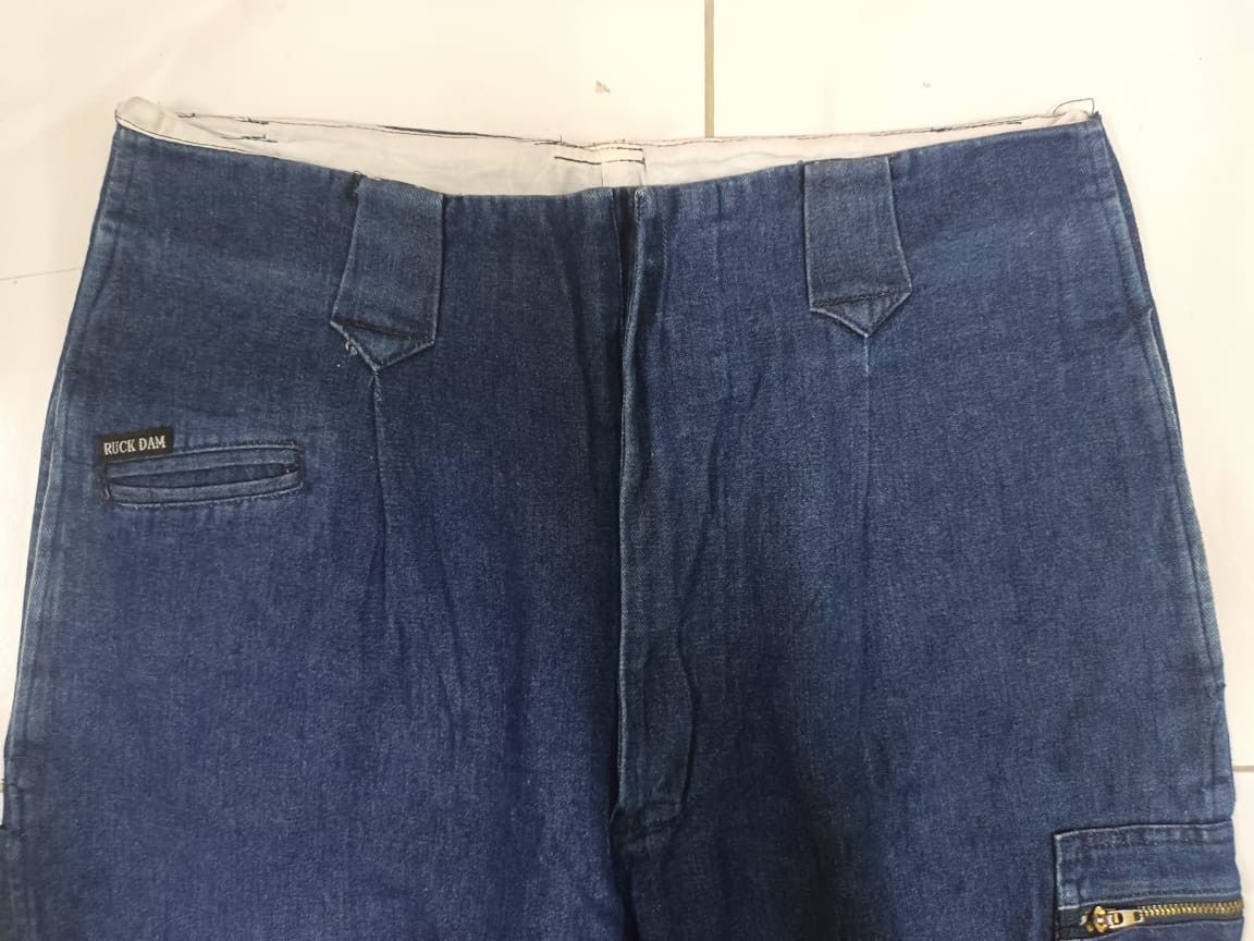 Jean × Yohji Yamamoto Ruck Dam Baggy Jogger Pant Denim Yohji Yamamoto Style Size US 31 - 4 Thumbnail