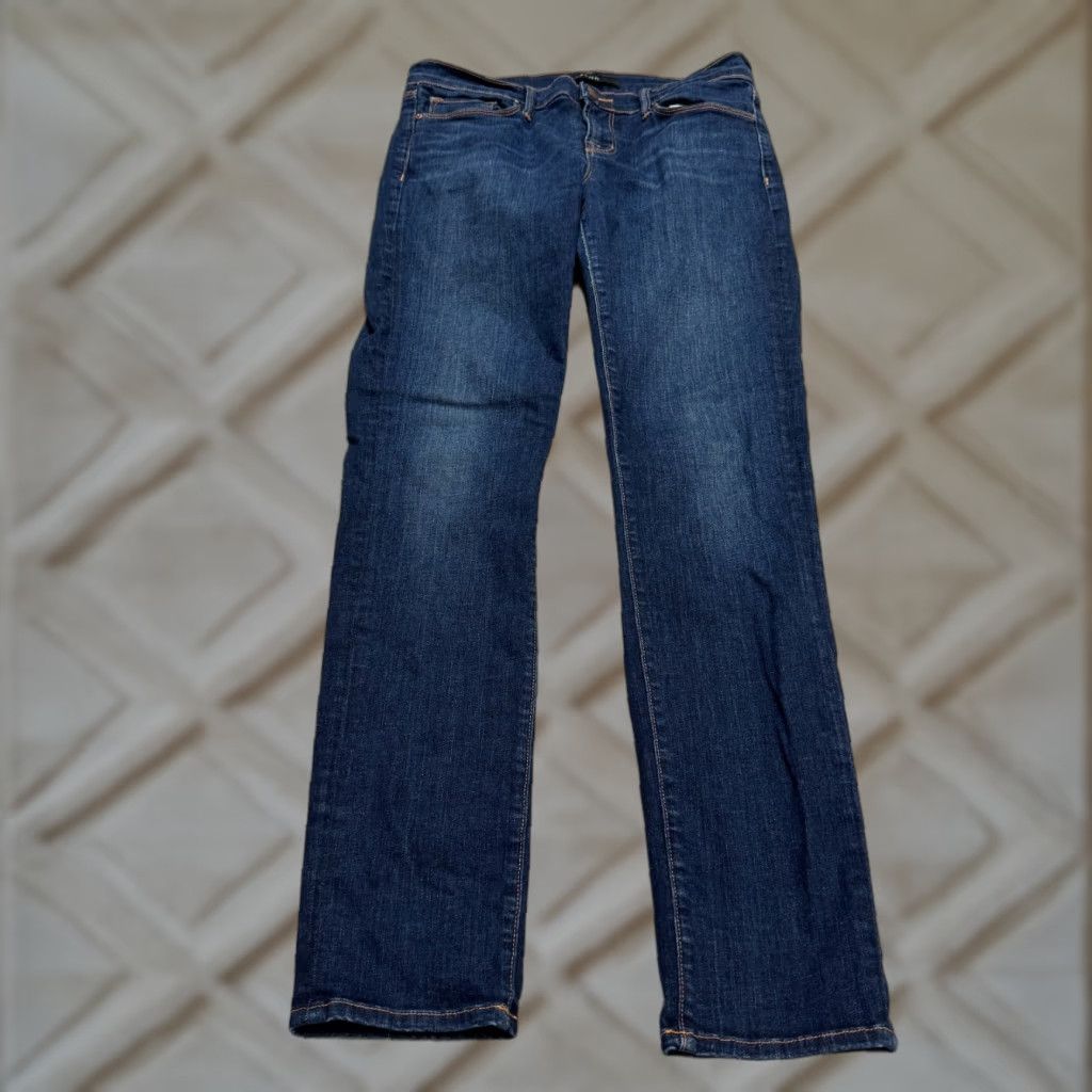J Brand J Brand Jeans Skinny Denim 28x29 Blue High Rise Stretch Women Adult 28 Dark Vintage Style City Streetwear Womens Size 28" / US 6 / IT 42 - 1 Thumbnail