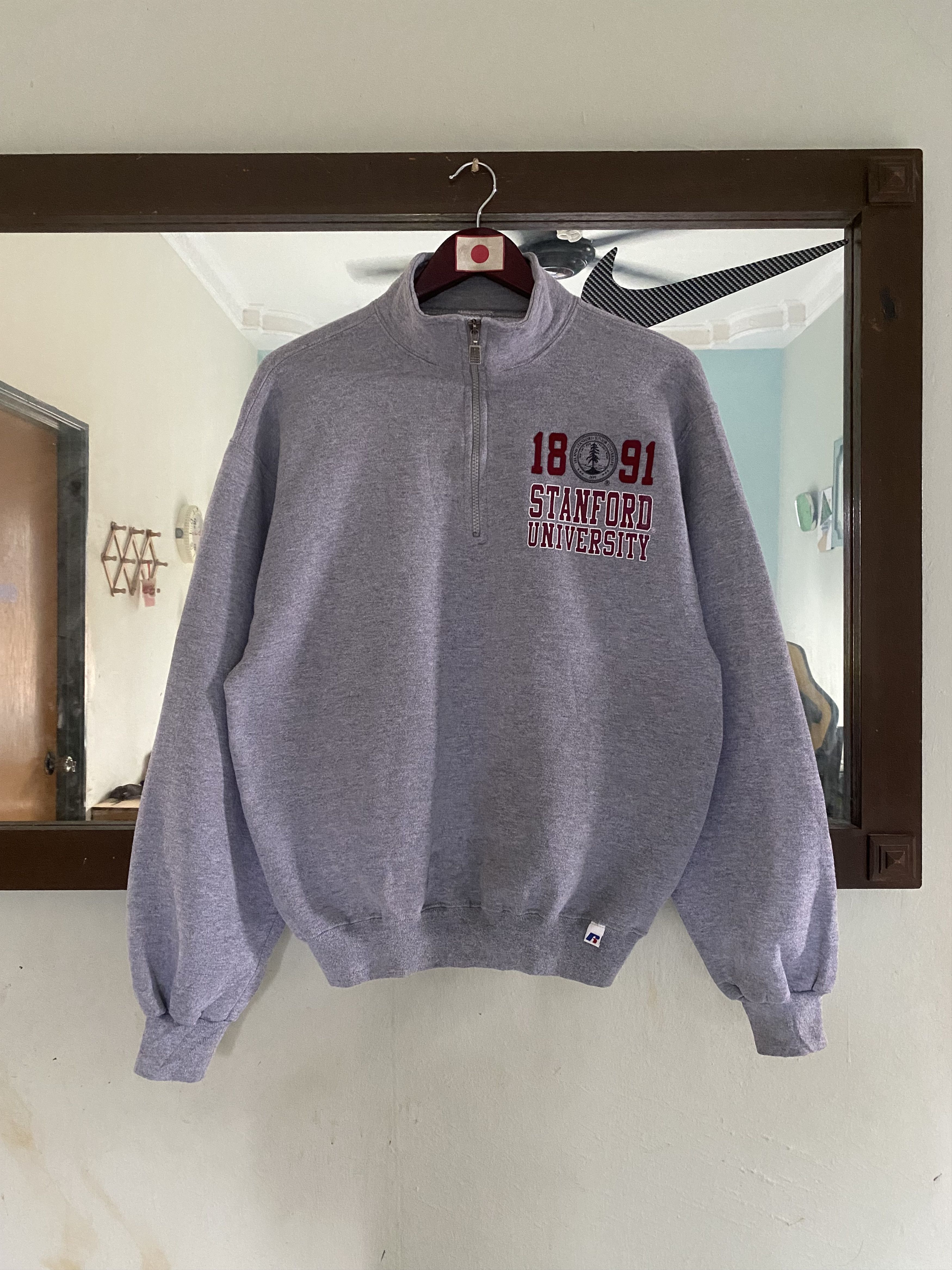 Russell Athletic × Stafford Vintage Stanford University Russell Athletic Half Zip Size US M / EU 48-50 / 2 - 1 Thumbnail