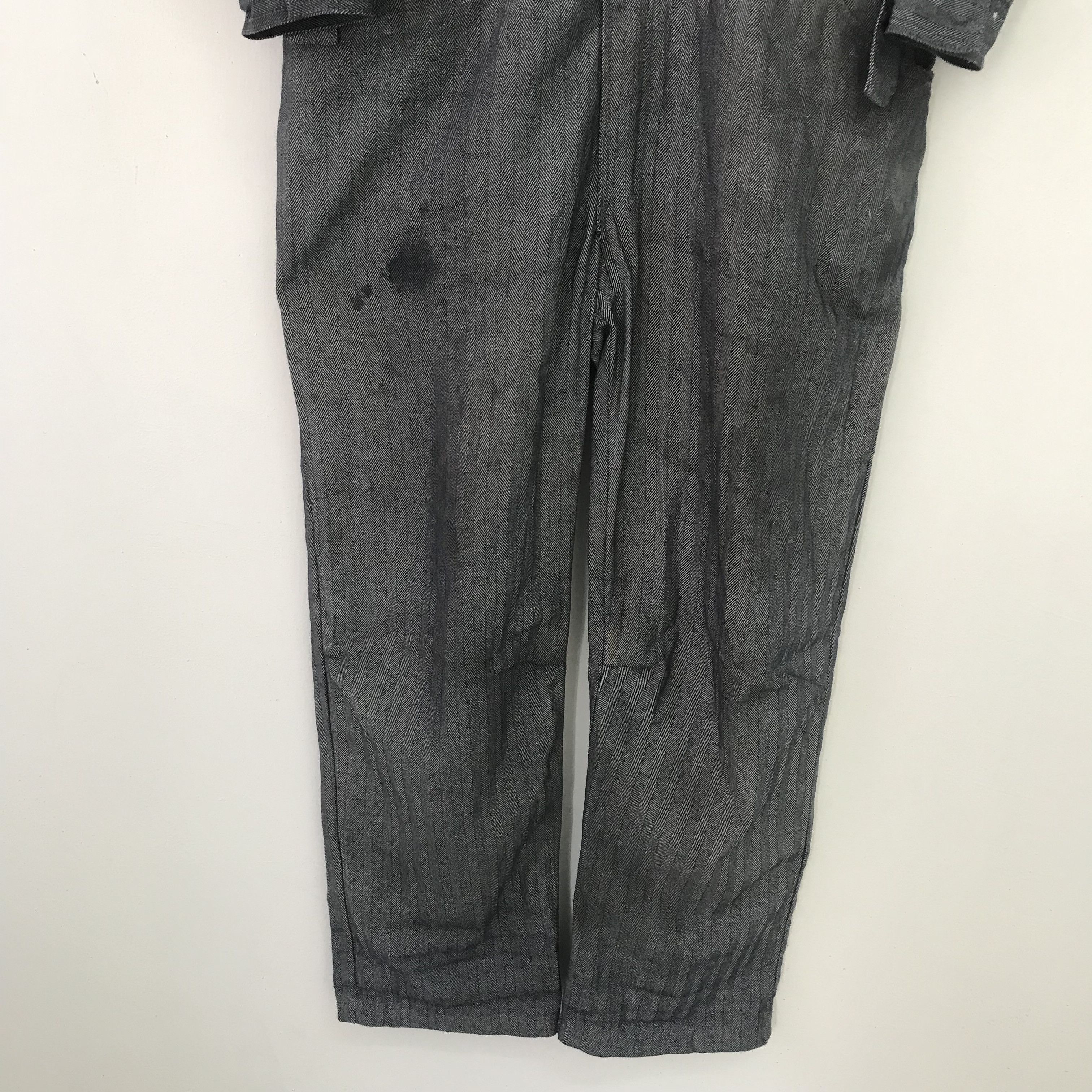 Vintage Vintage Hummer Hickory Striped Workwear Boilersuits Coverall Size US L / EU 52-54 / 3 - 3 Thumbnail