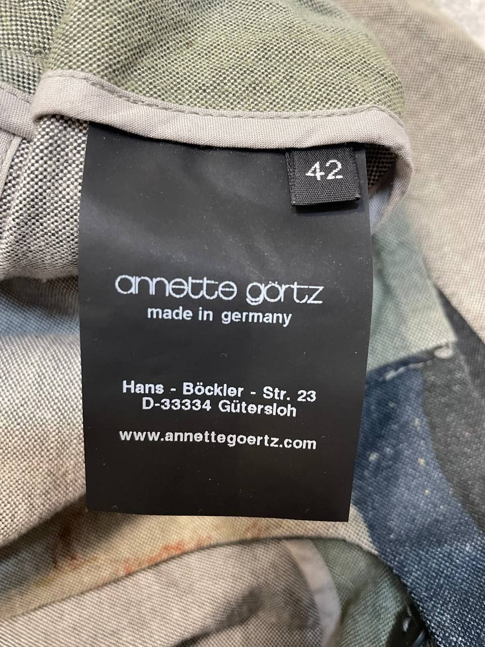 Annette Görtz Avant-Garde Art Print Pants, Cubist, Germany
