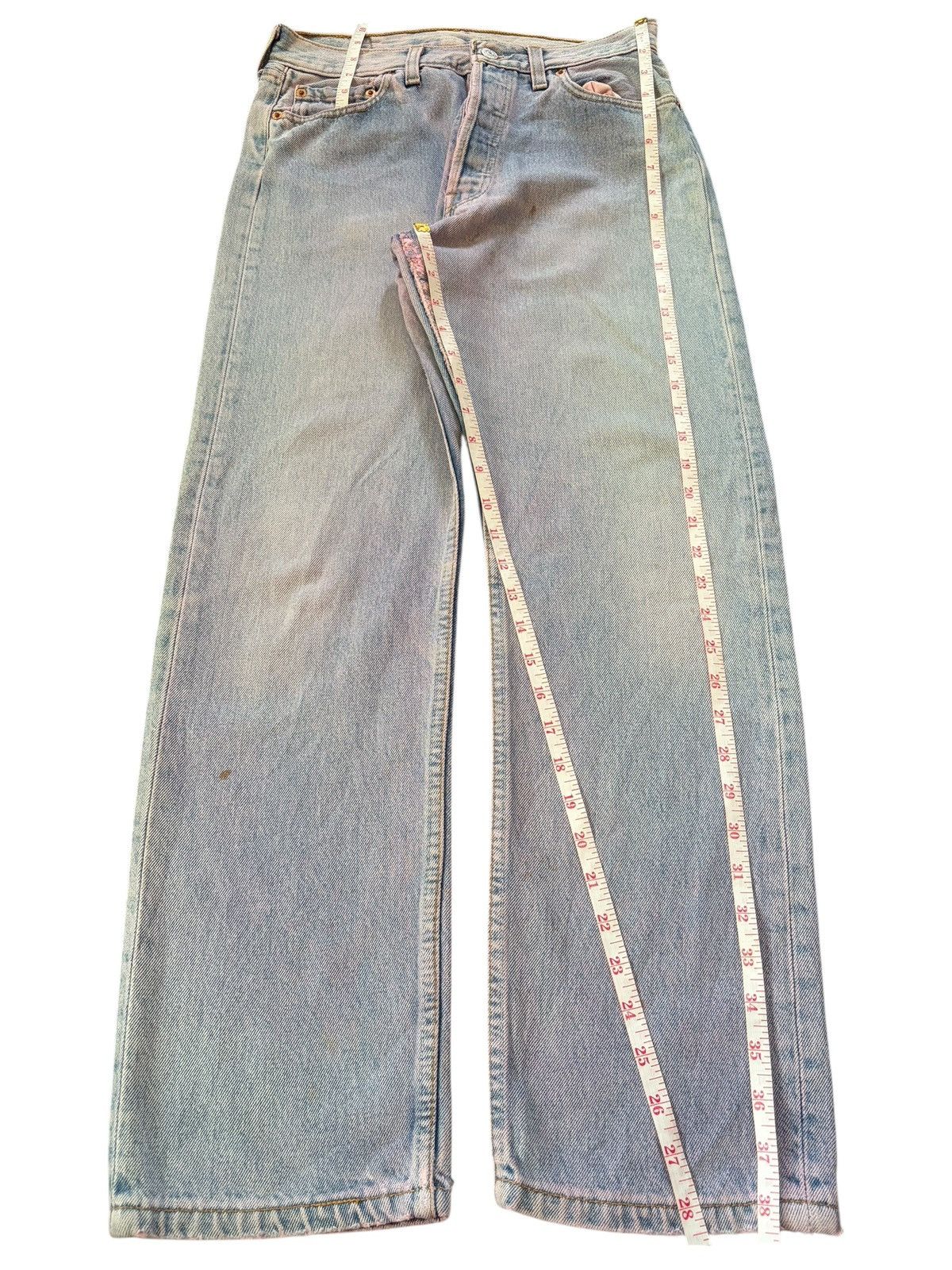 Levi's Vintage 90s Levis 501 Bleached Loose Fit Jeans Size US 29 - 7 Thumbnail