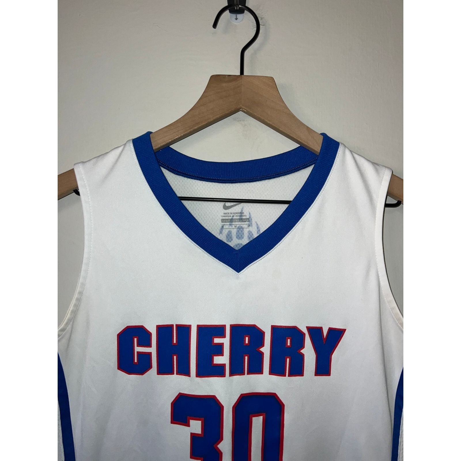 Nike Cherry Creek Jersey Y2K Nike #30 White Basketball Jersey M Size US M / EU 48-50 / 2 - 2 Thumbnail