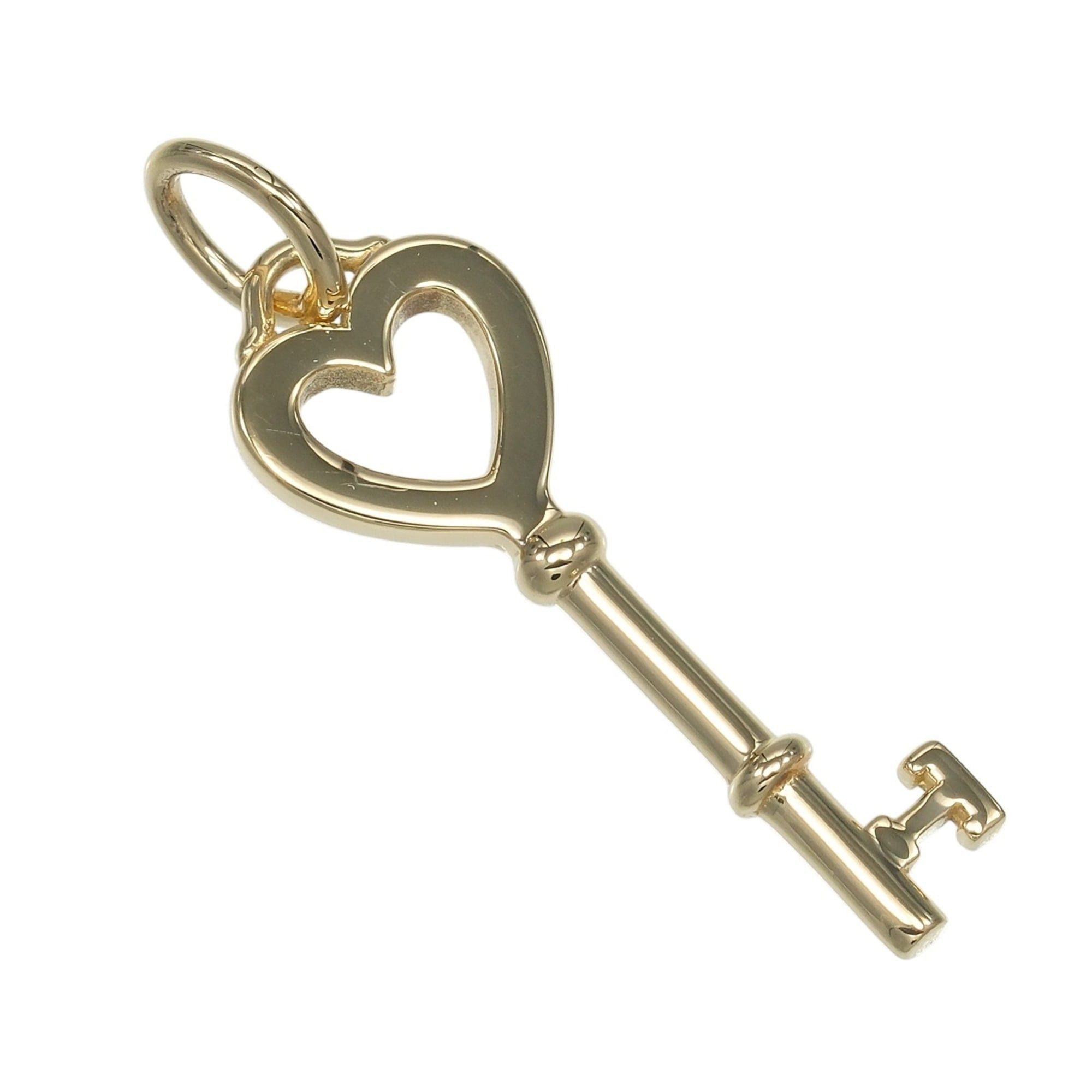 Tiffany & Co. Tiffany & Co. Heart Key Pendant Top, 18K Yellow Gold, Approx. 2.26g. Size ONE SIZE - 1 Thumbnail