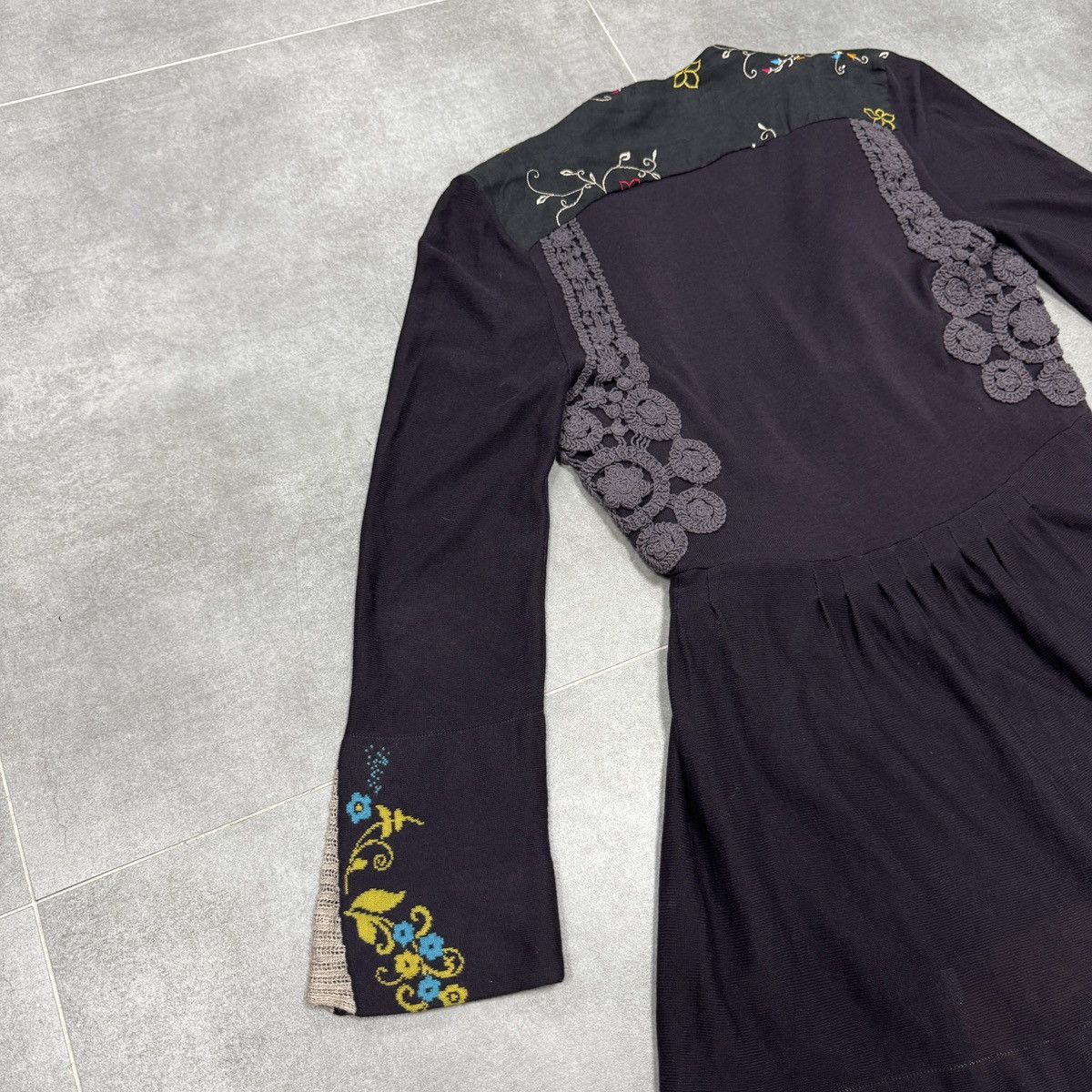 Other IVKO Women Handwritten Emotions Asymmetrical Knit Dress Size M / US 6-8 / IT 42-44 - 12 Thumbnail