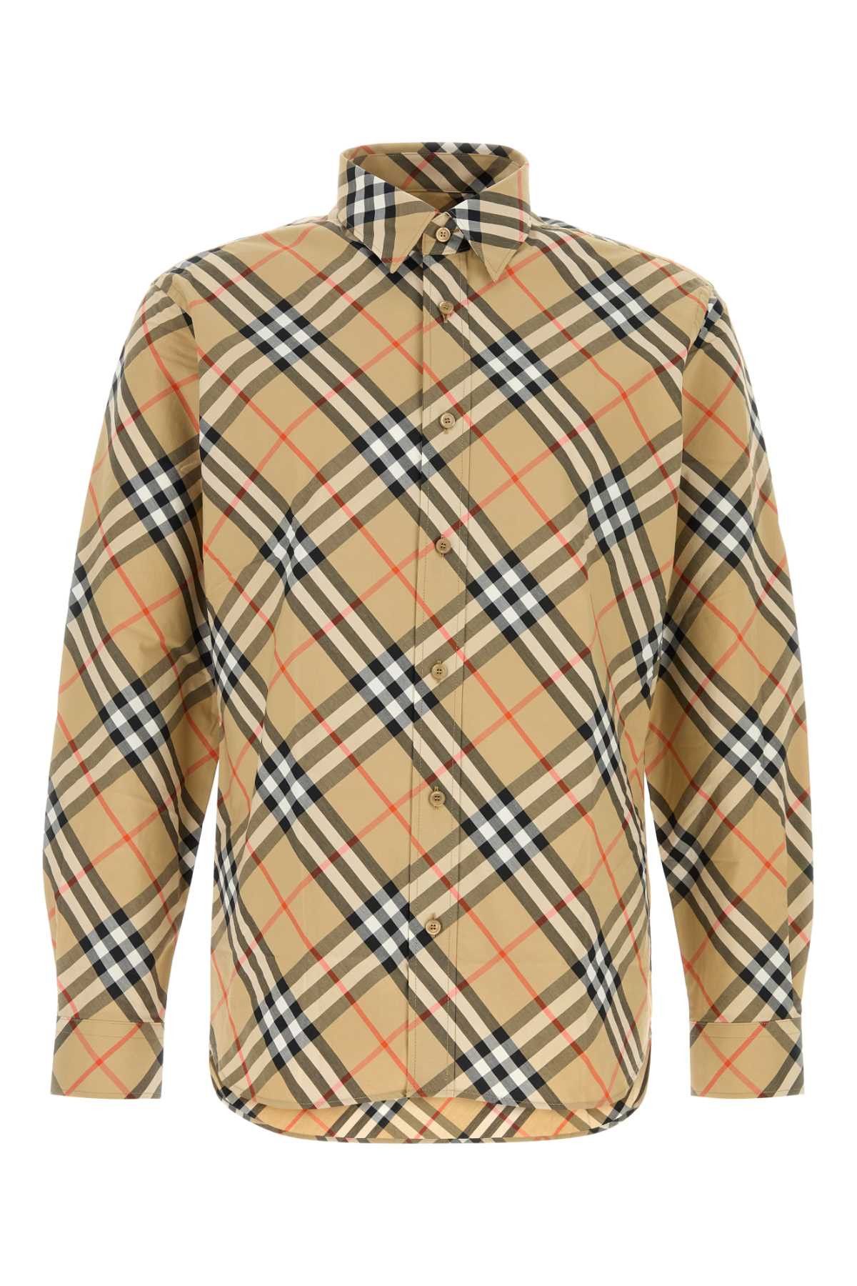 Burberry Printed Poplin Shirt Size US L / EU 52-54 / 3 - 1 Thumbnail