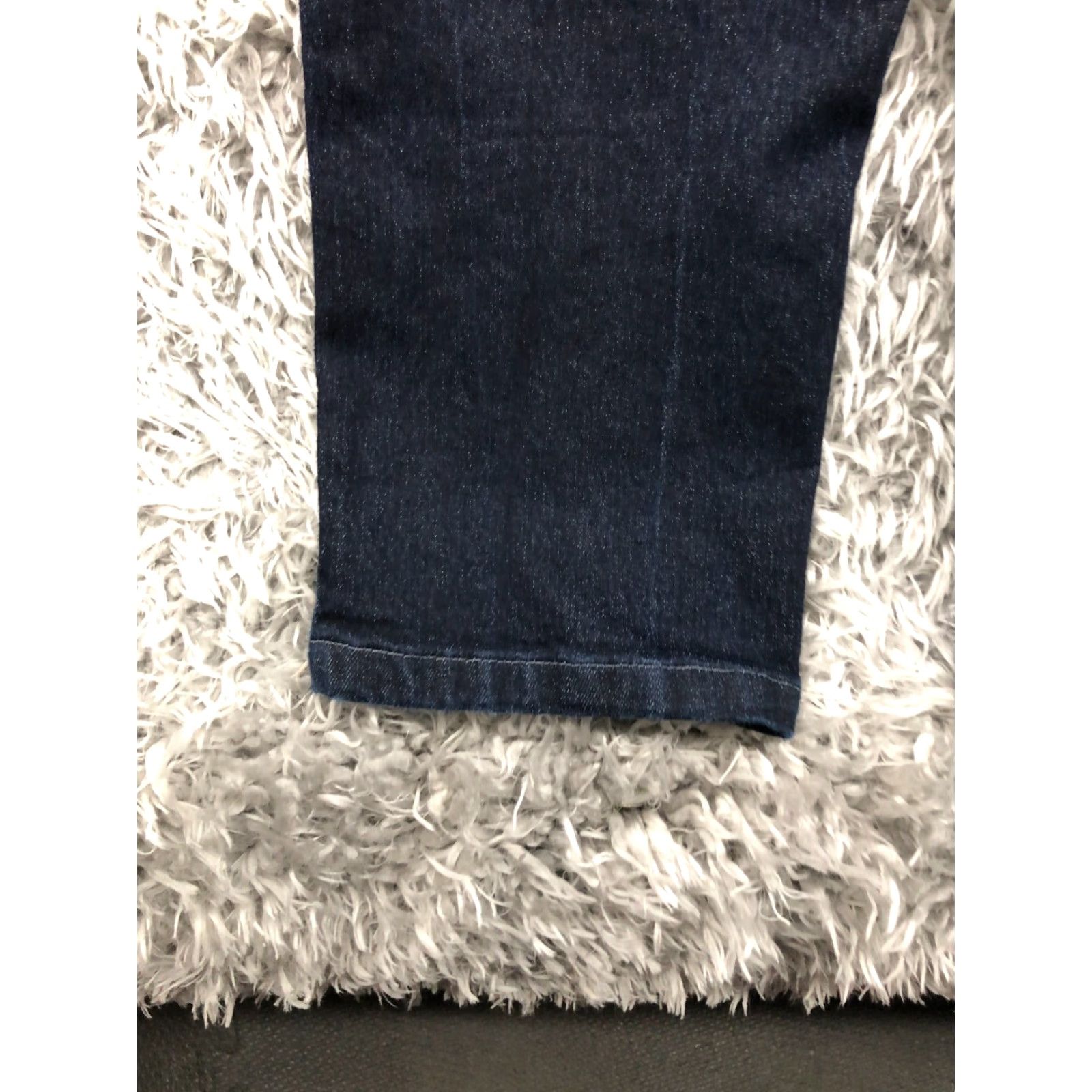 Vintage Apparel Collection Jeans Slim Straight Womens Size 12 Dark Blue Wash 5-Pocket Denim Straight Slim Size 34" / US 12 / IT 48 - 7 Thumbnail