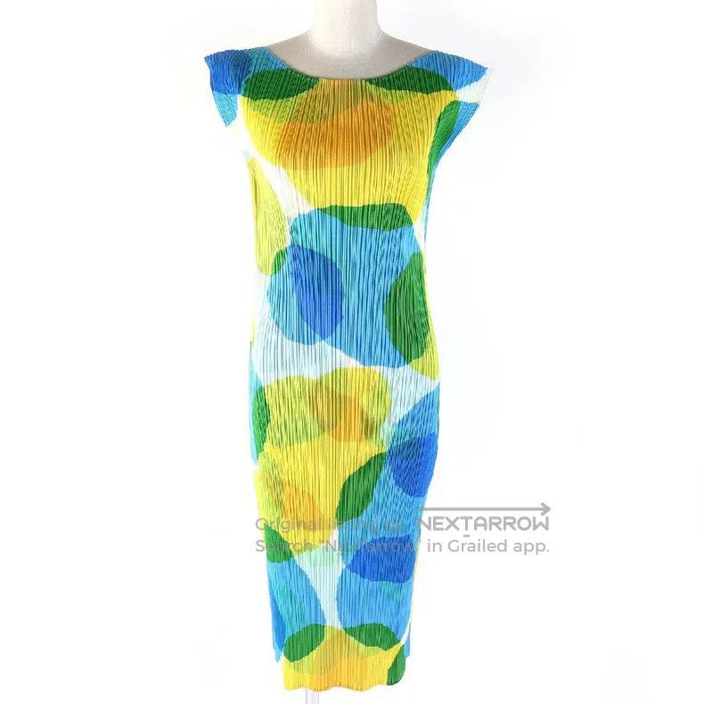 Issey Miyake Issey Miyake Color-block Dress Size M / US 6-8 / IT 42-44 - 1 Thumbnail